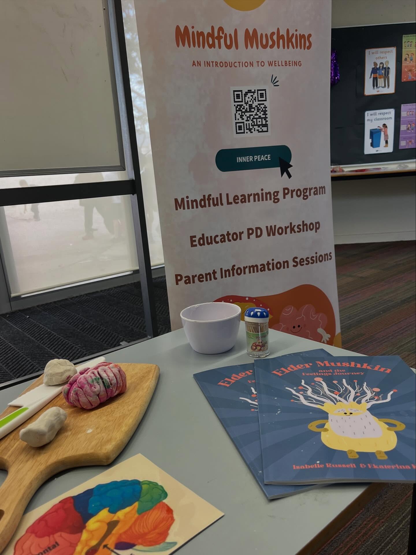 Last month Mindful Mushkins had the absolute joy of visiting McKinnon Primary School with our Elder Mushkin Feelings Journey workshop and honestlyâŚthe children were incredible.
Together we went on a big feelings adventure with Elder Mushkin, meeting all sorts of emotions along the way, the loud ones, the quiet ones, the confusing ones and the ones that just pop up out of nowhere.
We even got to be loud, messy and creative in their beautiful library (not something weâre usually allowed to do đ
) and the children built the most amazing clay brains while we talked about how our brains and feelings work together.
We explored so many thoughtful regulation strategies, breathing, noticing our feelings, and learning that emotions arenât problems to fix, but messages to understand.
Thank you McKinnon Primary for welcoming Mindful Mushkins into your school. What a brilliant group of curious, thoughtful young people. đđ