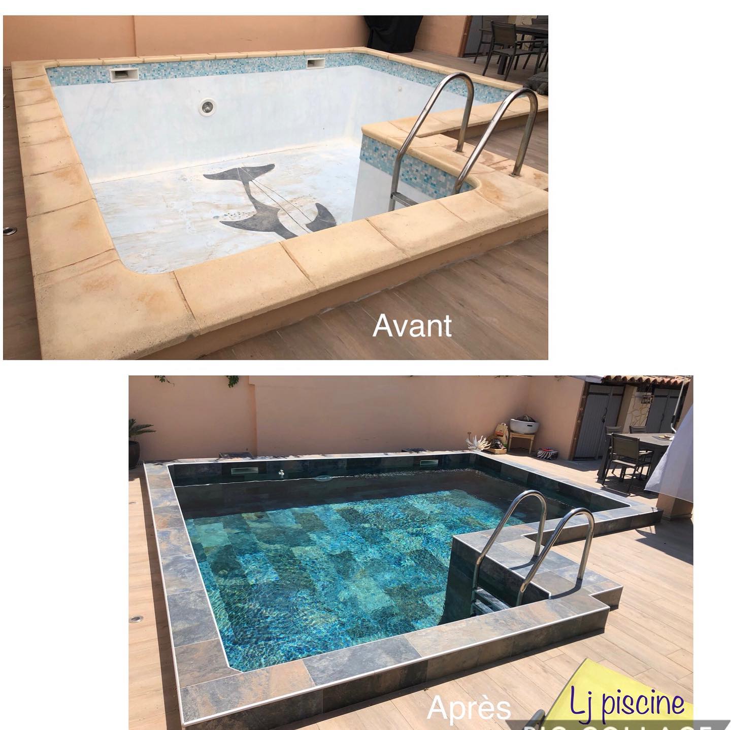 👉 Rénovation piscine Bali 🙉
✅ Carrelage @neosolsetmurs ✅