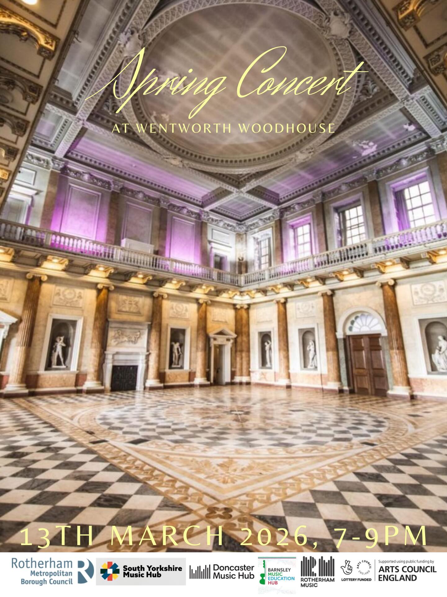 Join Rotherham, Barnsley and Doncaster Music’s Spring Concert where young musicians from across South Yorkshire Join together in a joyous celebration of music. Playing this year in the beautiful surroundings of Wentworth Woodhouse’s spectacular ballroom.
Ticket link 🔗 in bio 🎟️
#springconcert #orchestral #southyorkshiremusichub #rotherham #wenteorthwoodhouse