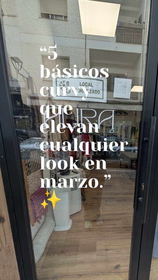 Marzo“5 básicos curvy que elevan cualquier look en marzo.”✨
Camisa blanca de algodón 👍
Básico absoluto del armario.
Pañuelo estampado (el accesorio estrella)💫
Este marzo el pañuelo está por todas partes, en el bolso, en el pelo, en el cuello, en la cadera....
Blazer oversize👌
La blazer eleva cualquier look y estiliza mucho la silueta.
Abrigo fino de algodón💞
Es una prenda perfecta para los días en los que no hace frío pero tampoco calor.
Vaqueros rectos o wide leg👖
Son comodísimos, equilibran proporciones y están muy de moda.
Todas las prendas las tienes en la web, si tienes dudas háblanos por WhatsApp
👗 “Y ahora dime… ¿cuál de estas prendas no puede faltar en tu armario?”
#marzo #auracoleccioncurvy #modacurvy #tip #TallaGrandeConEstilo