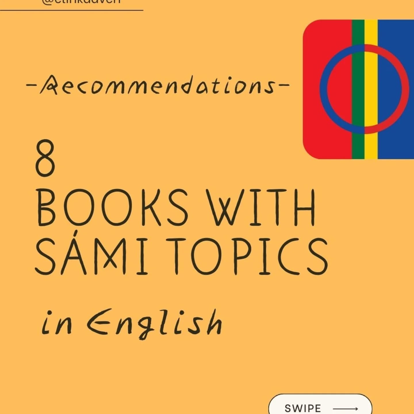 PART 1. Many of you asked me for it: Here are some book recommendations in
English on various Sámi topics. I know about more books in English
about Sámi people, so Imight keep them coming if you want. 📖📕📘📗🎁
And I made a Amazon link here: https://amzn.to/4scqtLQ
#bookrecommendations #IndigenousVoices #books