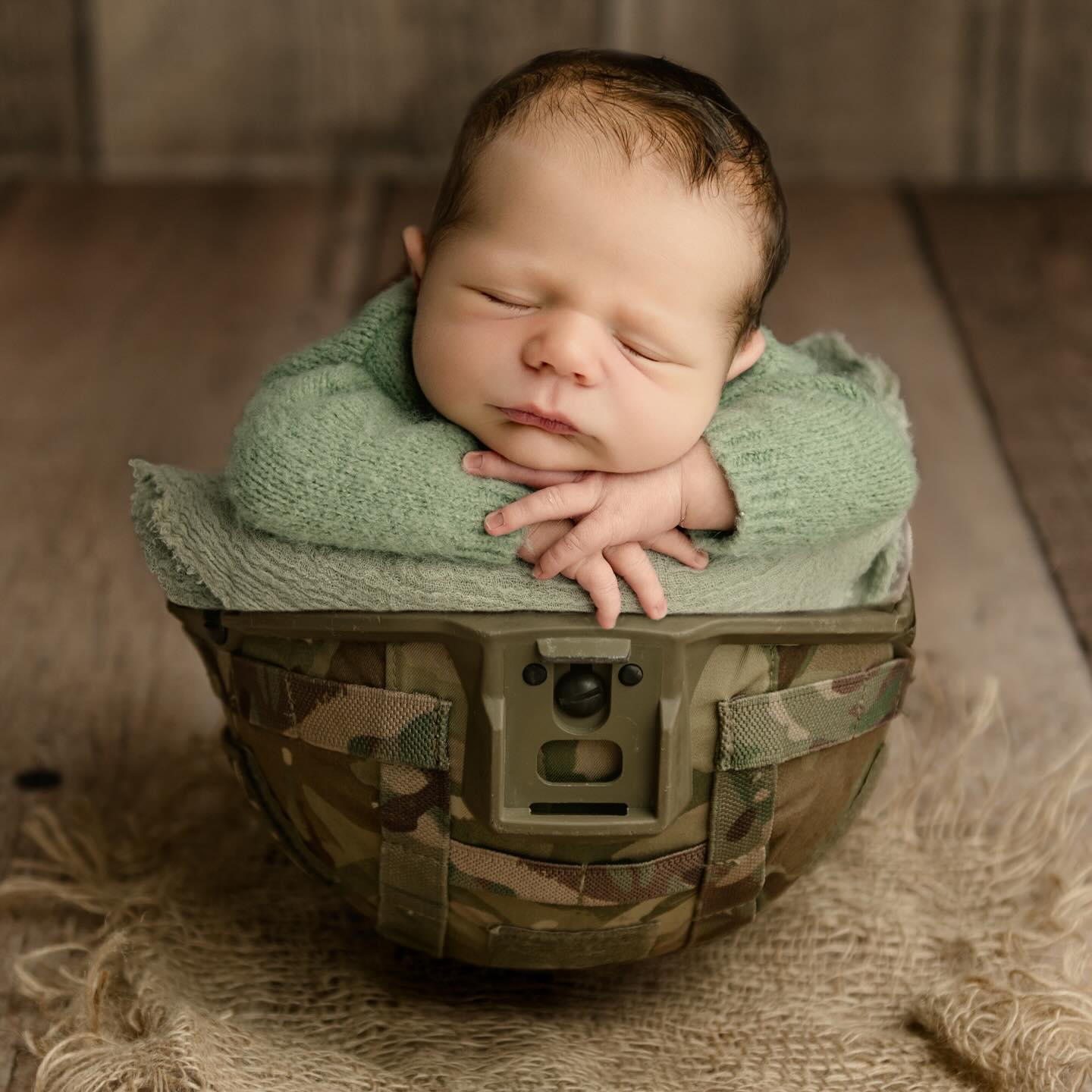 Captured in his daddy’s helmet! Such a beautiful image to create for military families and often requested.
It’s vital to know how to create this image while keeping baby safe - I also use a composite method in post processing to ensure that baby is safe and comfortable.
#newbornphotographer #wiltshirenewbornphotographer #andovernewbornphotographer #salisburynewbornphotographer winchesternewbornphotographer