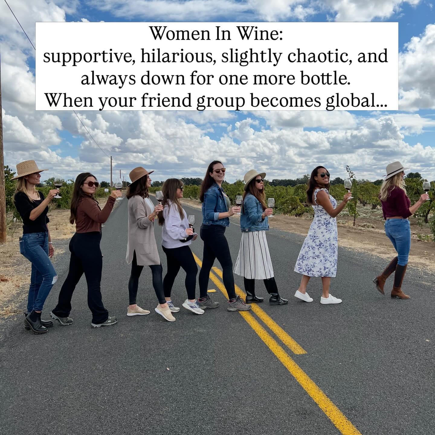 On International Women’s Day, I’m raising a glass to the women in wine who inspire, support, and champion one another every day. The wine world is better because of you.💕
From Sonoma to wine regions across the globe, the friendships I’ve built with other women in wine have become one of the most meaningful parts of my journey.
May we never stop lifting each other up, cry-laughing over a glass of wine, sharing our deepest secrets & insecurities, and cheering loudly for each other’s successes.✨
#iwd2026 #womeninwine #girlbossesunite #wineandfriends #winehappy