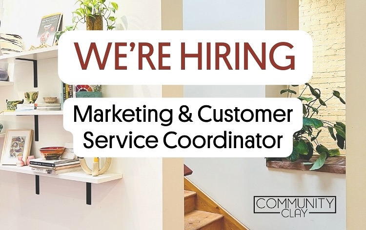 We’re hiring a Marketing and Customer Service Coordinator. Check bio for details and how to apply.
This is a great opportunity to be part of our growing pottery studio!
#denverjobs #rinoartdistrict #denverart