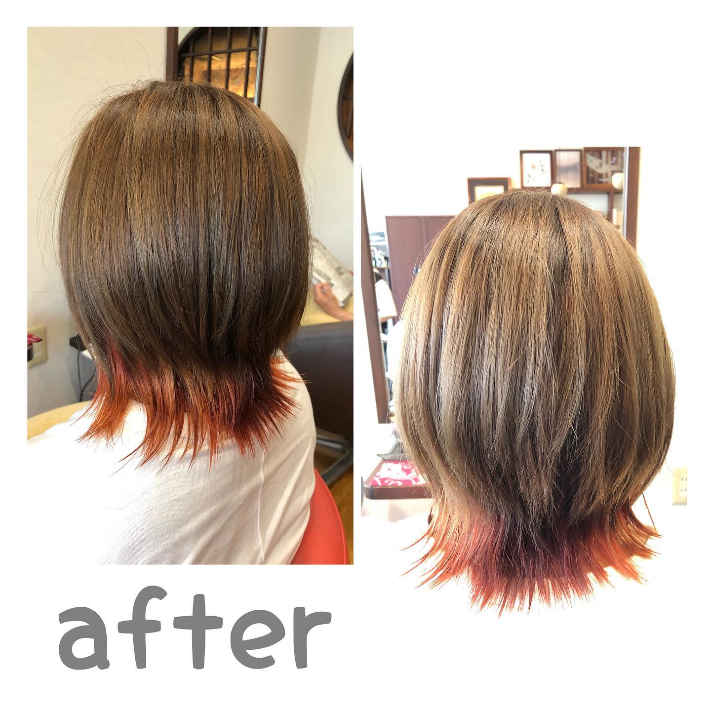 個性的なスタイル希望で!
イメチェンしました(^○^)
#イメチェン
#インナーカラー
#裾カラー
#赤髪
#岡山市中区
#岡山市美容室