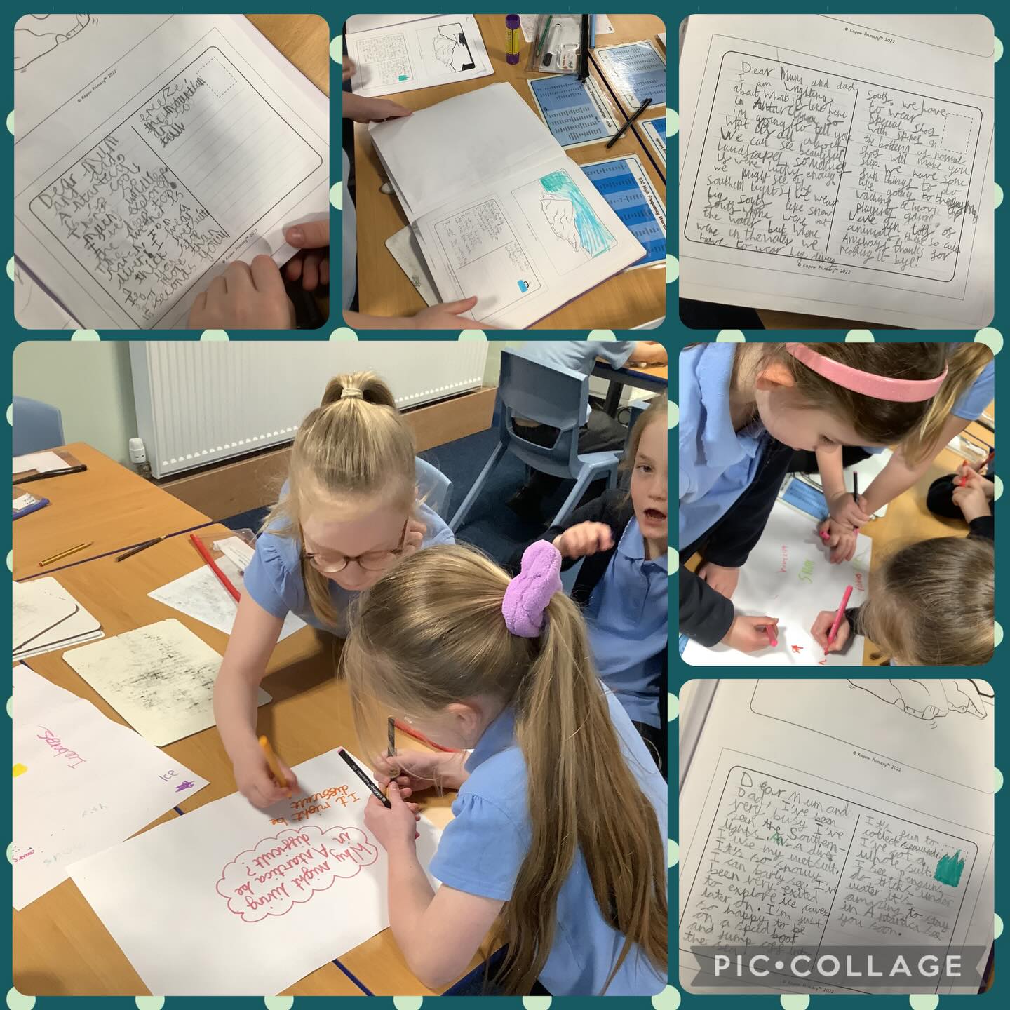 In their topic lessons, Class Maple have been learning about Antarctica! Today, they became researchers who wrote postcards home to tell their families what they had been up to.🇦🇶