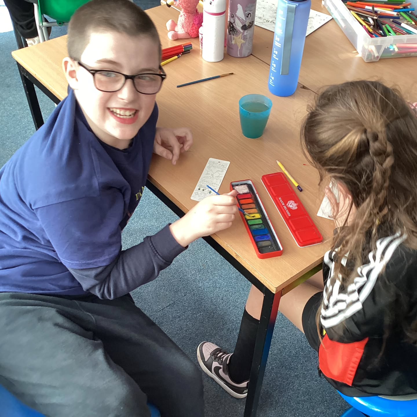 ✨ World Book Day Throwback! ✨
Last week, Class 5 got creative with watercolour paints, designing their very own bookmarks as part of our World Book Day celebrations. 🎨📚
Such a lovely way to blend art with a love of reading!