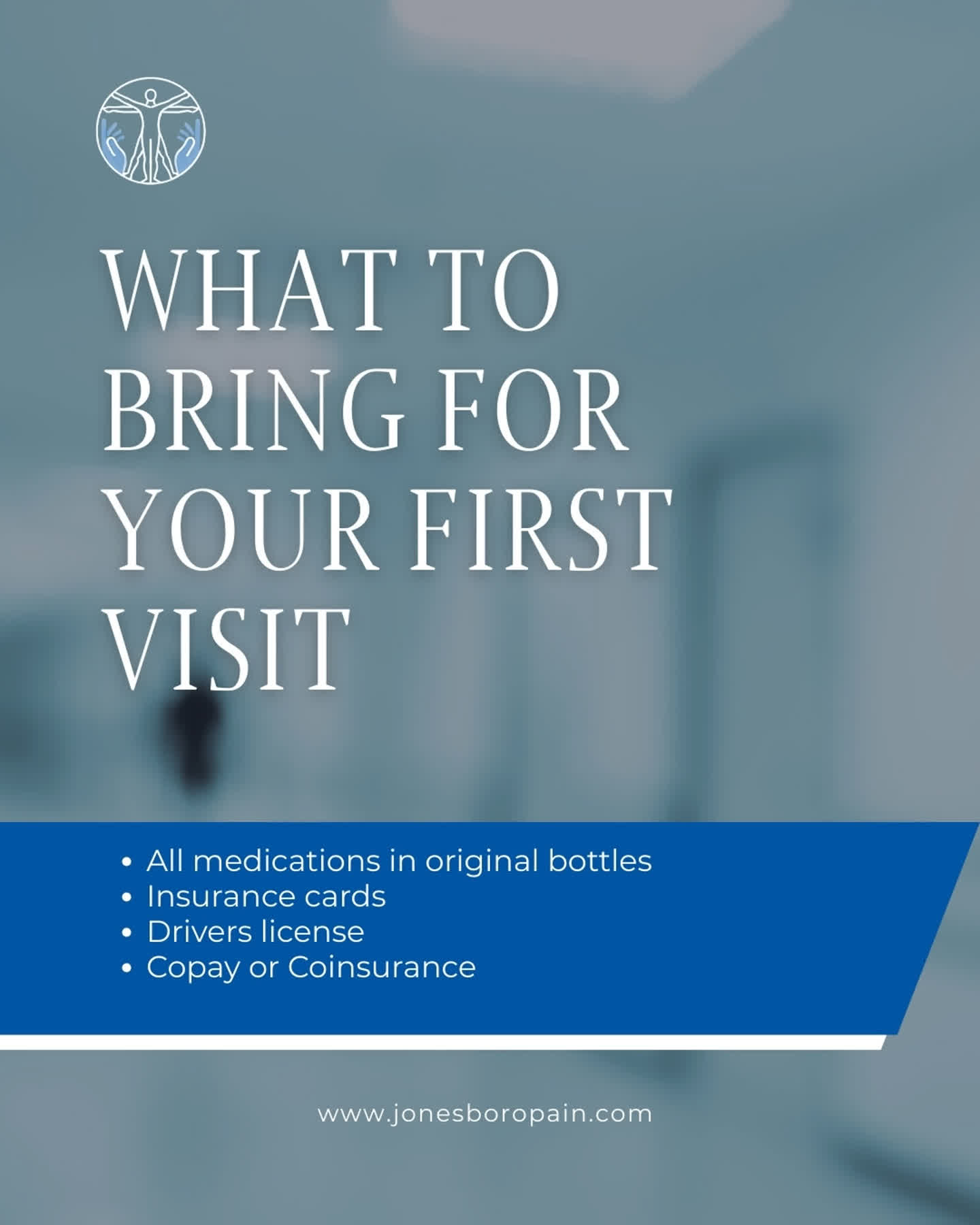 Your first visit is about understanding your pain and building a clear starting point for care. Bringing a few key items helps us make the most of that time together.
Please bring:
• All medications in their original bottles
• Your insurance card
• A valid driver's license or ID
• Your copay or coinsurance
These details help us review your medical history, current treatments, and coverage so we can focus on understanding your pain and how it affects your daily life.
📲 If you're preparing for your first appointment, we're here to help guide the process.
#JonesboroAR #PainManagementCare #ThePainCenter