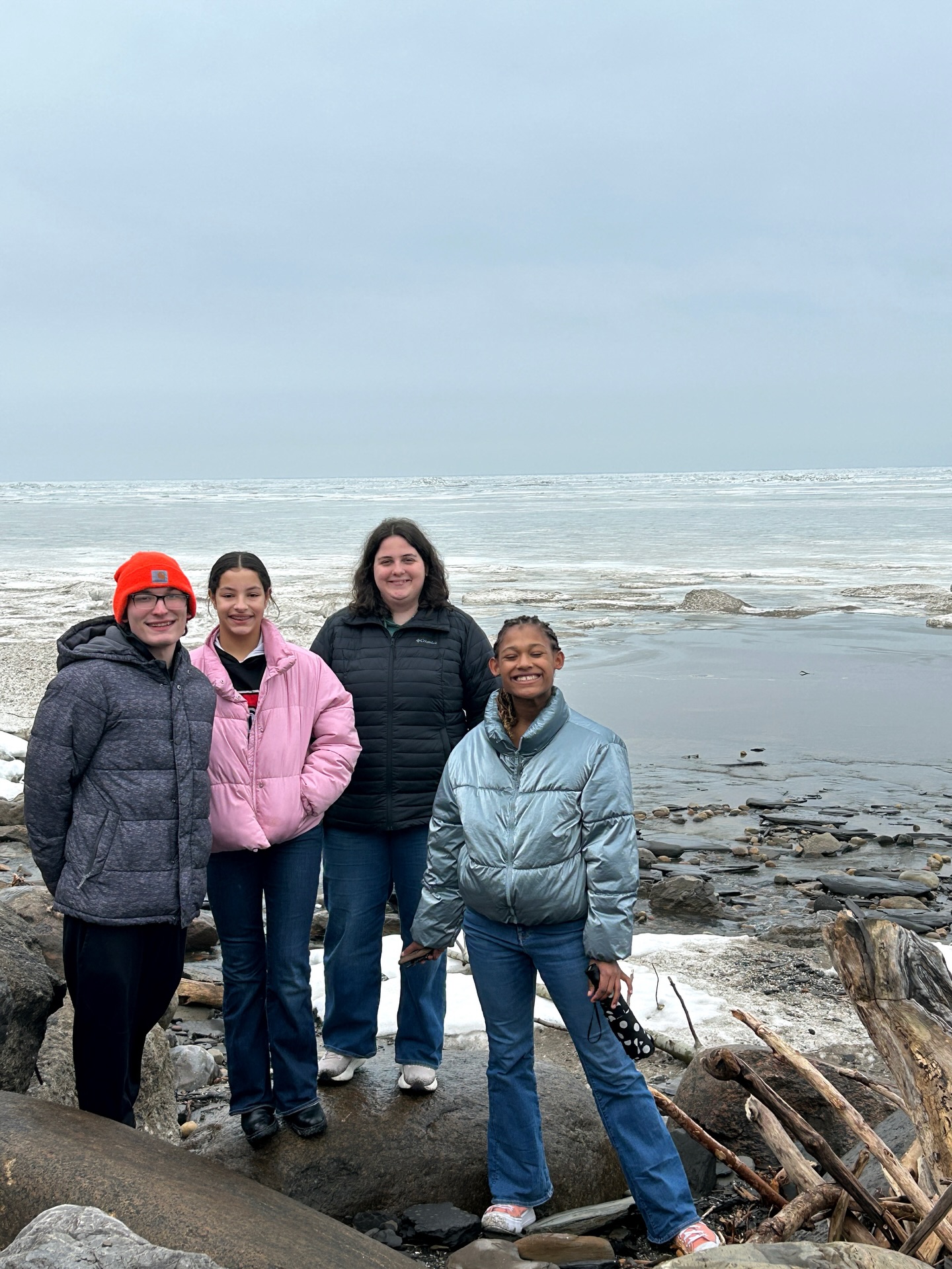 Four days of firsts for the four youngest:
🐟First time seeing any of the Great Lakes for the three girls.
🇨🇦 First time out of the country.
💦 First time seeing Niagara Falls. (I think the half frozen falls were even cooler than the summer falls)
🍟First time eating poutine.
👷🏻♀️First time doing a zip line.
🚇 First time on a subway. (Wendell made them research and navigate the system themselves.)
🏙️ First time in such a big city.
☕️ First time having Tim Horton’s where it was created.
Words were exchanged. Looks were given. Our family is a little bit complicated to travel with. We just hope they learn the world is bigger than their own little corner.
One of our family’s values comes from a video we filmed a long time ago: “Exposure expands expectations.” The more they see of the world, the better they’ll understand it. And if we can start them out seven hours away where they speak the same language, maybe they’ll be bolder and more curious to go further on their own.