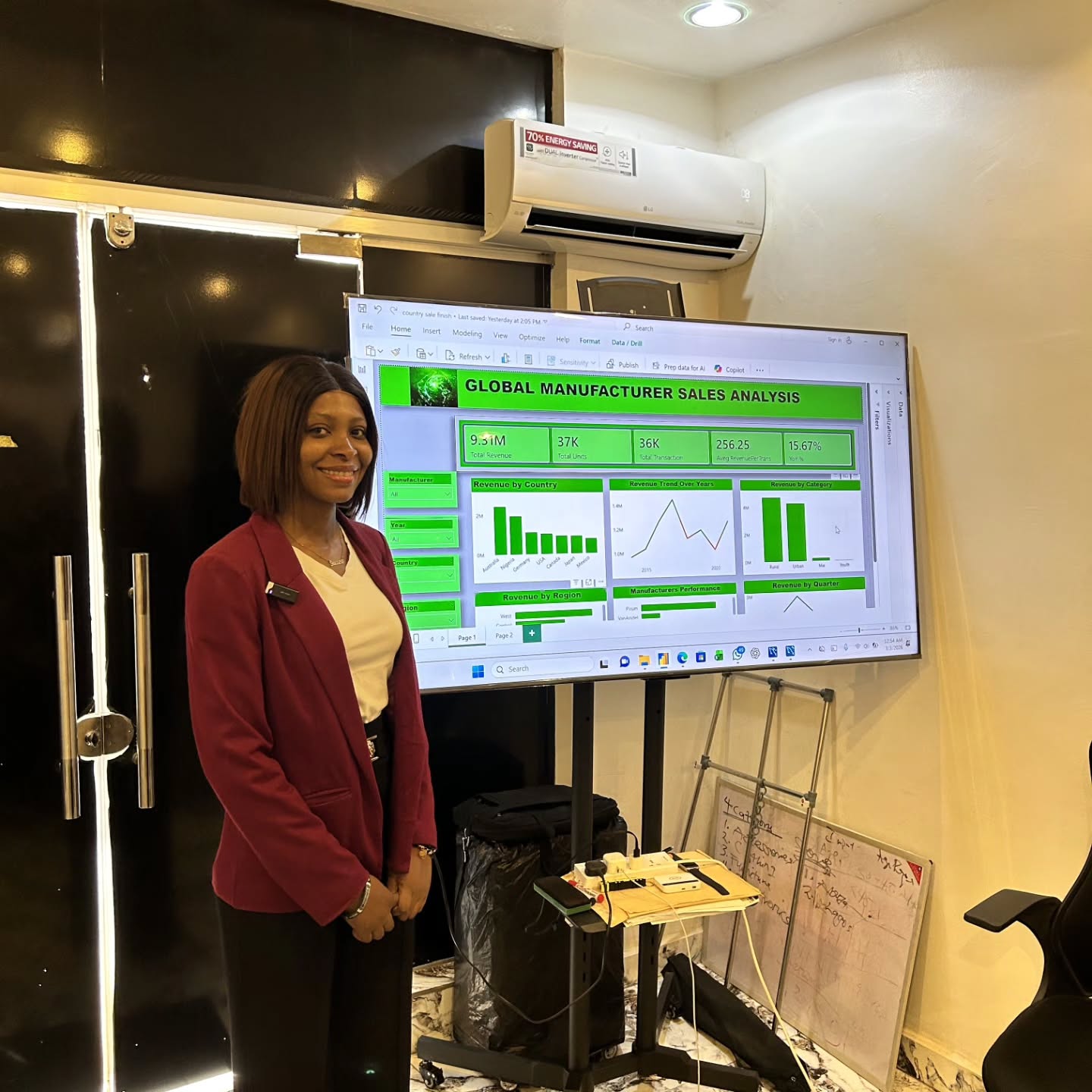 Some classrooms teach theory.
Some classrooms create confidence.
But Edge Line Tech Academy transforms students from passive learners into confident professionals by making them practice real-world data skills, present insights, and think like global analysts. 🚀📊
Our Data Analysis students stepped forward — not just as learners, but as future global professionals. They presented a detailed analysis on “Global Manufactured Sales Analysis,” demonstrating the exact kind of thinking the global market demands.
This was not just a class presentation, it was a moment of transformation.
Because at Edge Line, we believe something very strongly:
Students should not just sit, listen, and go home. They should think, analyze, present, and defend their insights like real professionals.
Watching Tega, Divine, Vivian, and Vincent stand before the class, confidently explaining global sales trends, interpreting data, and sharing insights was deeply inspiring.
Behind that presentation were hours of learning, questioning, practicing, and pushing themselves beyond comfort.
And this is exactly the difference.
While many people are still learning theory, our students are already practicing the work they will be paid to do in the real world.
Because the global market does not reward certificates alone, It rewards competence, confidence, and the ability to solve problems with data.
Moments like this remind us why we do what we do.
We are not just training students, we are preparing analysts who can compete anywhere in the world.
Tega.
Divine.
Vivian.
Vincent.
Today you didn't just present data, you showed what happens when learning meets courage, and this is only the beginning 🚀📊