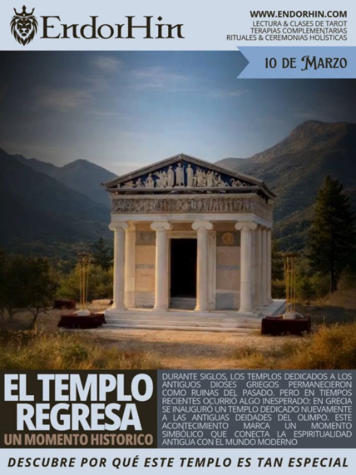 🏛️✨ Durante siglos, los templos dedicados a los dioses griegos quedaron como vestigios del pasado.
Ruinas majestuosas, sí… pero pertenecientes a otra época.
Sin embargo, recientemente ocurrió algo inesperado en Grecia:
se construyó un nuevo templo dedicado a las antiguas deidades del Olimpo.
Este santuario, levantado en las montañas de Arcadia, representa mucho más que una obra arquitectónica.
Para algunos es un gesto cultural.
Para otros, un verdadero renacimiento espiritual.
Y para muchos, es simplemente una señal de que los mitos antiguos siguen vivos en nuestra imaginación colectiva.
Desliza el carrusel y descubre esta historia fascinante.
⚡🌿
.
.
.
.
.
.
.
#Tarot #Mitologia #Grecia #Historia #Espiritualidad
