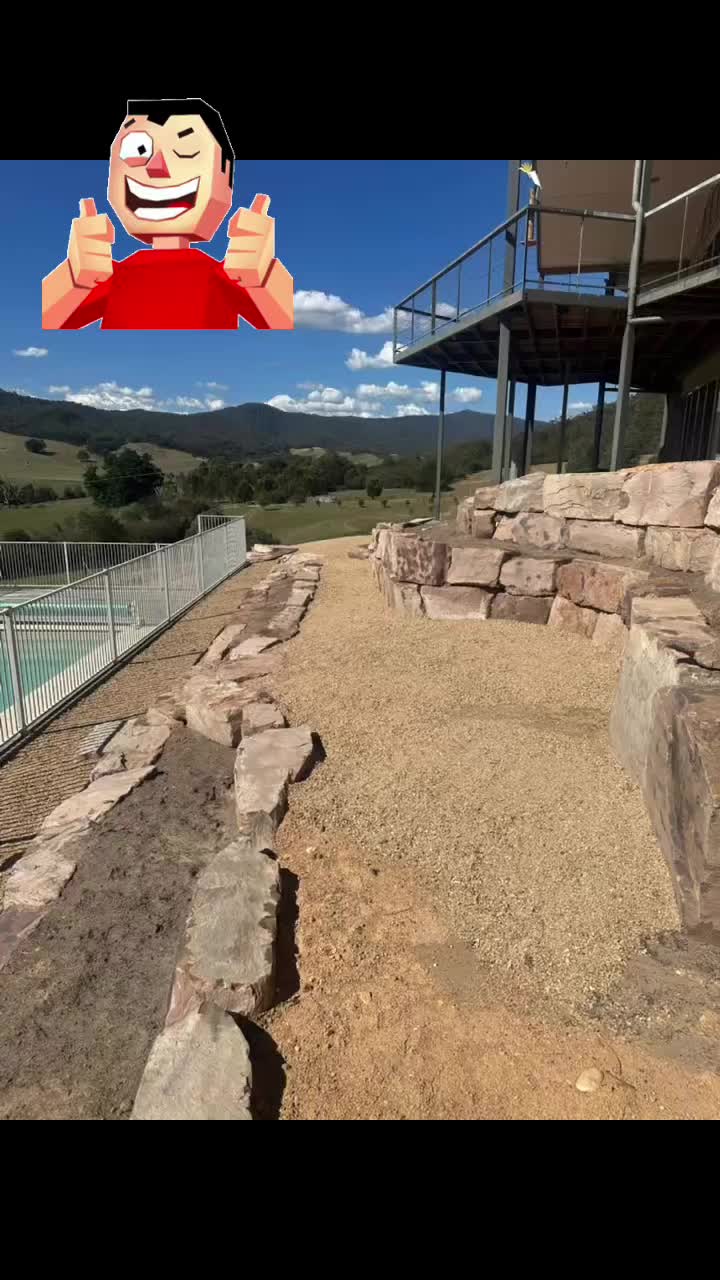 Slopes are our thing 👍🏻
Another challenging site coming together nicely.Natural stone retaining walls, clean lines, and a space that works with the landscape instead of fighting it.
It’s always rewarding transforming steep ground into something practical, solid, and good looking.
If you’ve got a tricky slope or an area you’re not sure what to do with, that’s exactly the sort of project we love.
#landscaping #retainingwalls #thumbsuplandscapecare #rurallandscaping #LandscapingWorks #hardwork #Mudrock #earthworks #jamieson #slopedblock #thechicksthatdig #thechickthatdigthedirt #staffy #highcountrylife #lovemyjob
