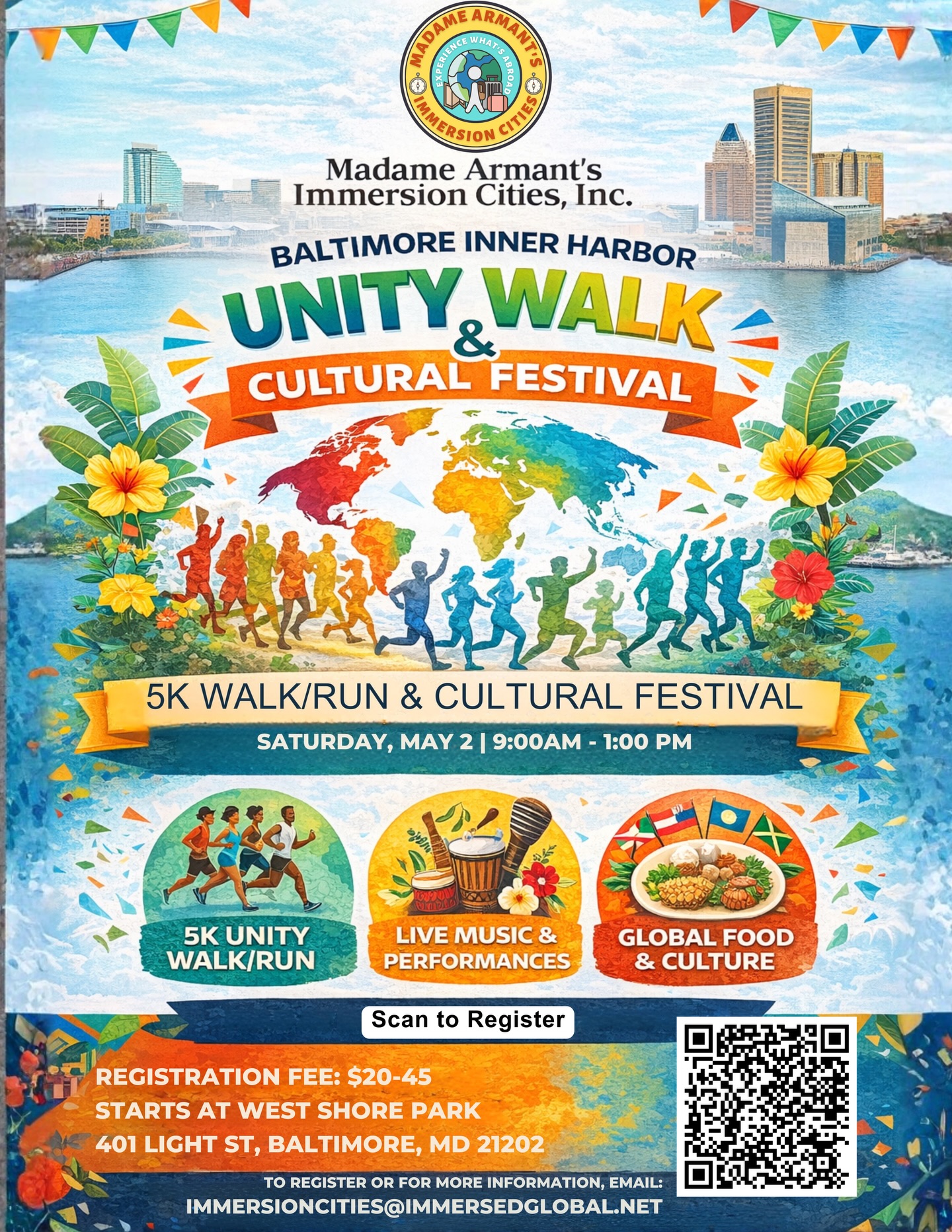REGISTER 👉🏾 immersedglobal.net/unitywalk
*link in bio*
•
Join us for the 5K Unity Walk & Run Culture Festival!
This exciting community event brings people together to celebrate unity, culture, wellness, and leadership. Whether you walk, jog, or run, every step supports a stronger and more connected community.
✨ What to expect:
🏃 5K Walk & Run
🌎 Cultural celebration
🎶 Music and community activities
🤝 Opportunities to connect with families and leaders
#UnityWalk #5KRun #CommunityUnity #CultureFestival #ImmersedGlobal CommunityEvent
