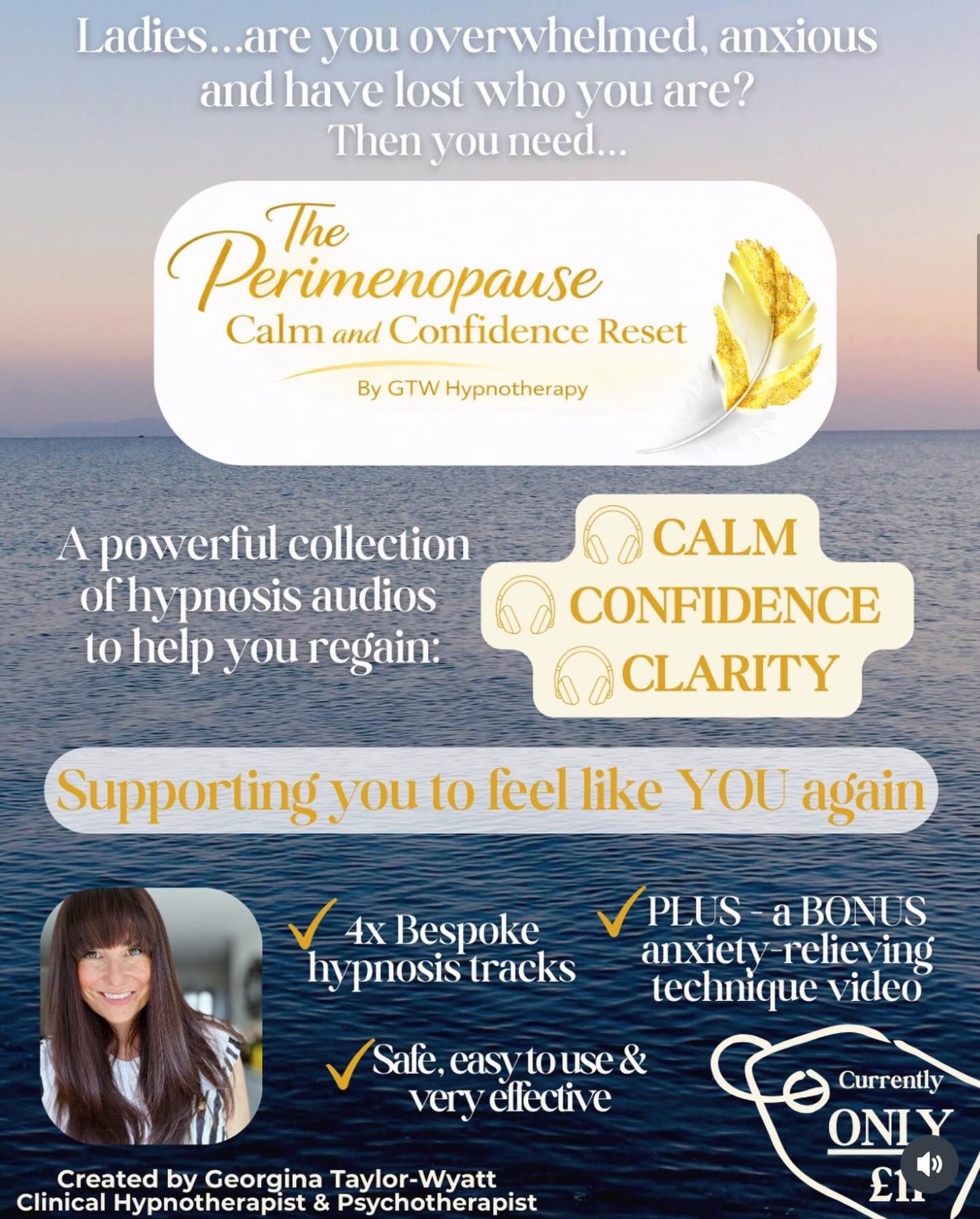 Some of you might not know but Fiona’s sister is a local hypnotherapist. She has created a set of audios perfect for those approaching or in the throws of perimenopause and menopause. A collection of powerful night time audios designed to calm anxiety and steady emotions. And they are just £11 until the 9th March!
Go to @gtw_hypnotherapy or use the link below :) I know I have!!
https://gtwhypnotherapy.kartra.com/page/rgk4