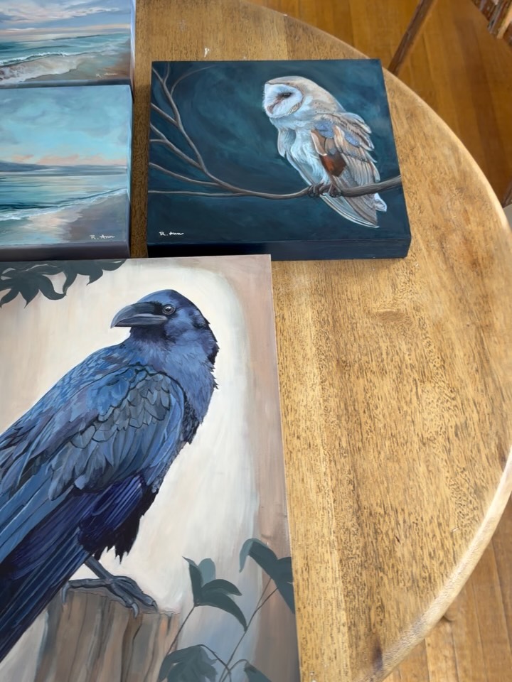 I’ve been busy painting and preparing for some exciting events coming up! First up is the West Seattle Art Walk this Thursday, March 12th from 5pm-8pm. I’ll be at Capers and my paintings will stay there through the end of April. Excited for this opportunity! Come stop by and say hi! Also, in April, I’ll be at the Best of the Northwest show as one of their featured Emerging Artists. Beyond thrilled for this opportunity! More to come on that. Some of these paintings are going to Capers and others will be at the show. Sign up for my Newsletter on my website for more info including updates on available paintings and events!