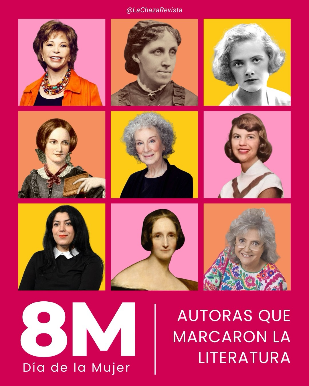 En el marco del 8M celebramos a algunas de las escritoras que han dejado una huella profunda en la historia de la literatura. 📚✨
Desde la imaginación visionaria de Mary Shelley, hasta las historias familiares y políticas de Isabel Allende, estas autoras ampliaron los límites de lo que la literatura podía contar. Con novelas, memorias y mundos ficticios, sus obras exploran temas como la identidad, la libertad, la memoria y la experiencia de ser mujer en distintas épocas y culturas.
#8m #mujeresenlaliteratura #escritoras #literatura mujeresqueinspiran