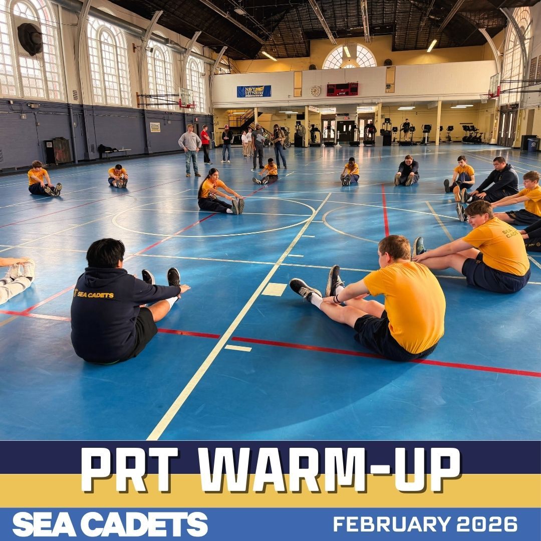 PRT warm-up = where we set the tone. Cadets showed up prepared and ready to pass the test. ⚓️💪
#SeaCadets #USNSCC #PRT #PRTPrep #WarmUp #Mobility #DynamicWarmUp #InjuryPrevention #FitnessTraining #StrengthAndConditioning #CoreStrength #Teamwork #Discipline #Leadership #ReadyForAnything