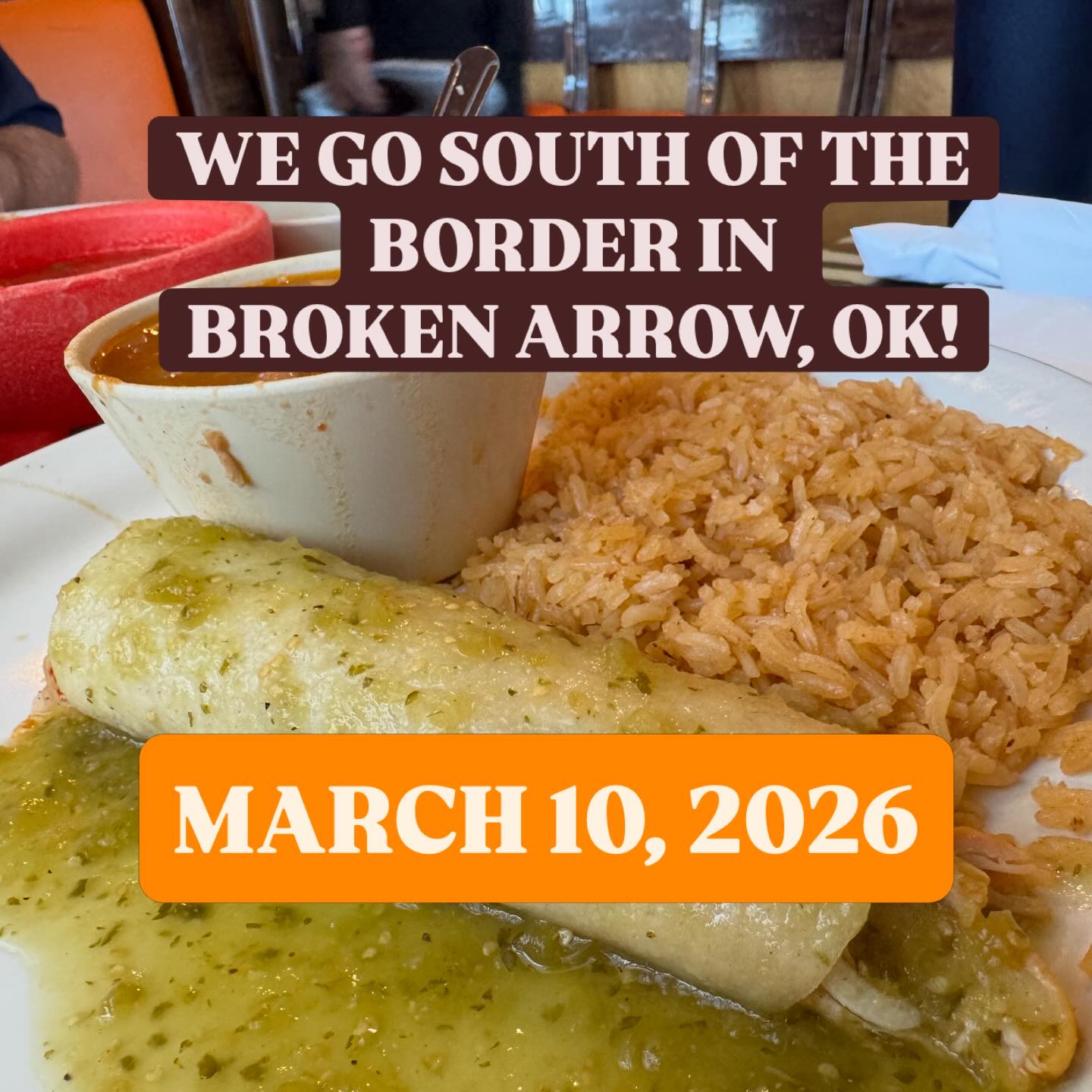 Next Tuesday, we go South of the Border as we try Habaneros Mexican Grill in Broken Arrow!