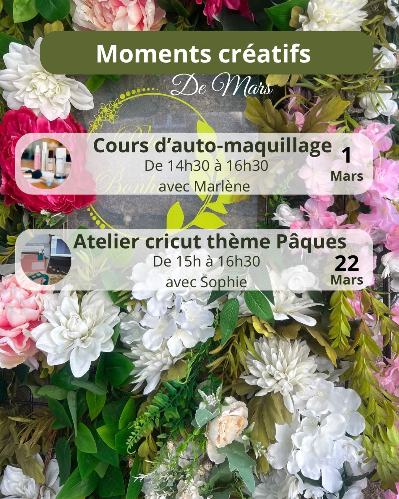 Les moments créatifs de mars ! Et l’arrivée de Sophie qui vient vous faire découvrir l’utilisation de la cricut pour la création d’une jolie carte de Pâques 🐣 pour un atelier parent enfant plein de joie et de bonne humeur