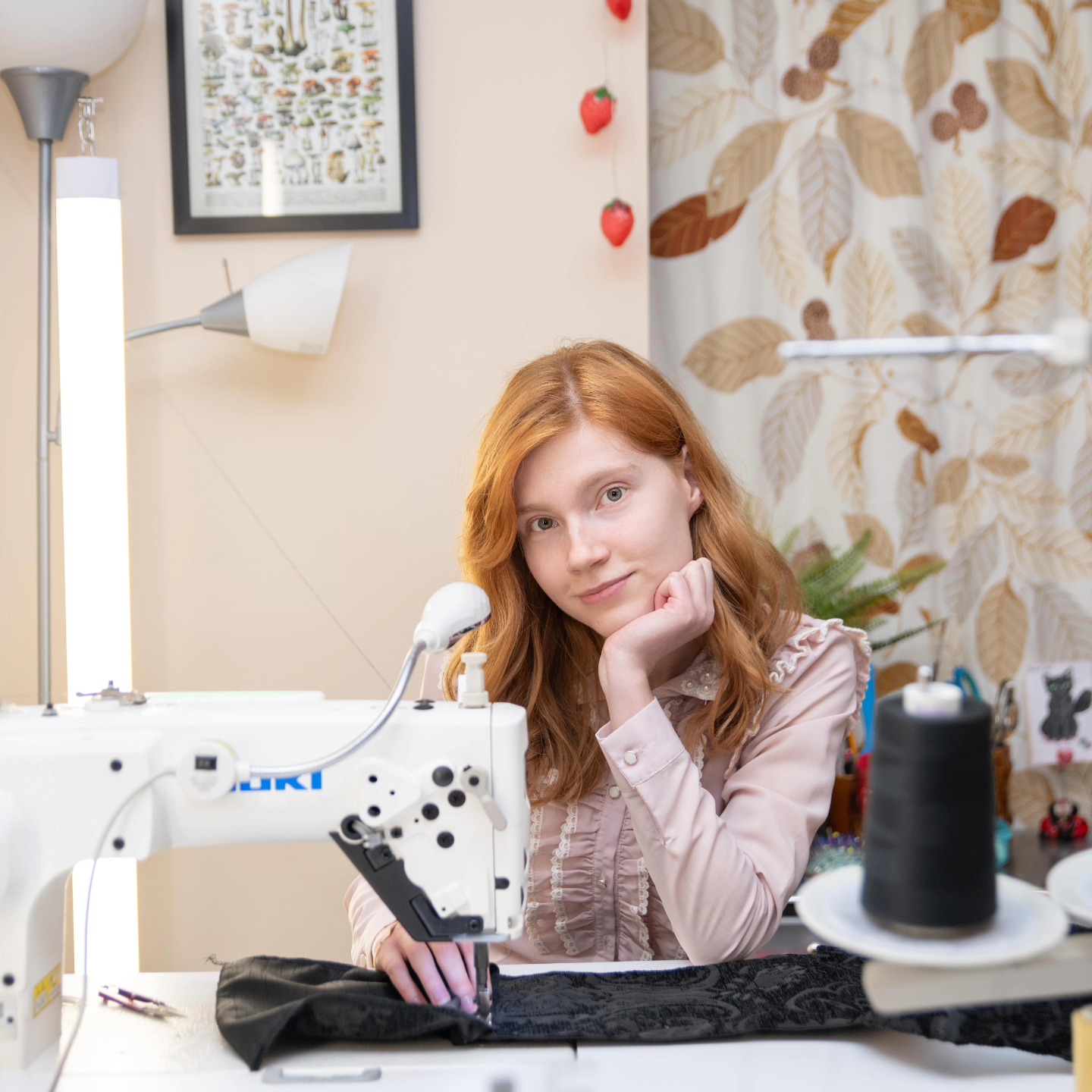 The Juki DDL 9000C has me so spoiled- the touchscreen makes changing the settings so easy, and I'll never have a machine without a quiet Servo motor!