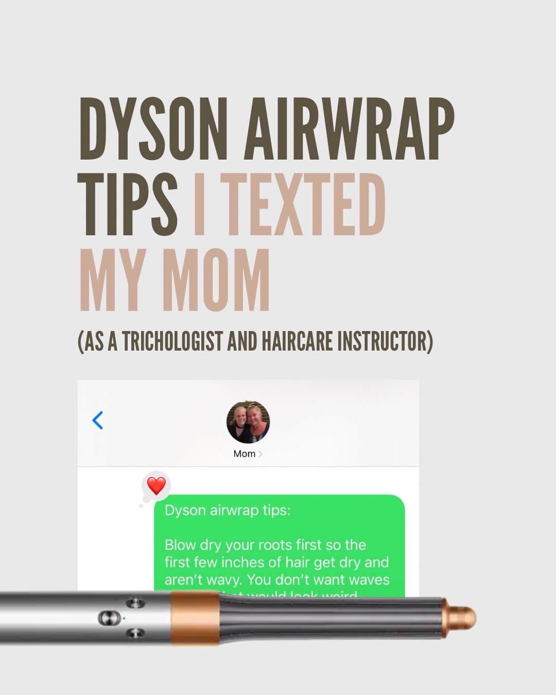 The unedited Dyson Airwrap tips I sent my mom to help her style for the first time 💈
P.S. to extend the days your curls last, sleep in the satin bonnet on the last slide! It’s crazy how many more days your curls will last when you take care of them while you sleep.
My curls last all week now!
👉 Comment “FAVORITES” for all my go-to hair and scalp tools I use daily.
Follow @dorian_marie_hair for more science-backed hair and scalp education.
#dysonairwrap #curlhair #hairstyle #haireducation #dysonairwrapstyler