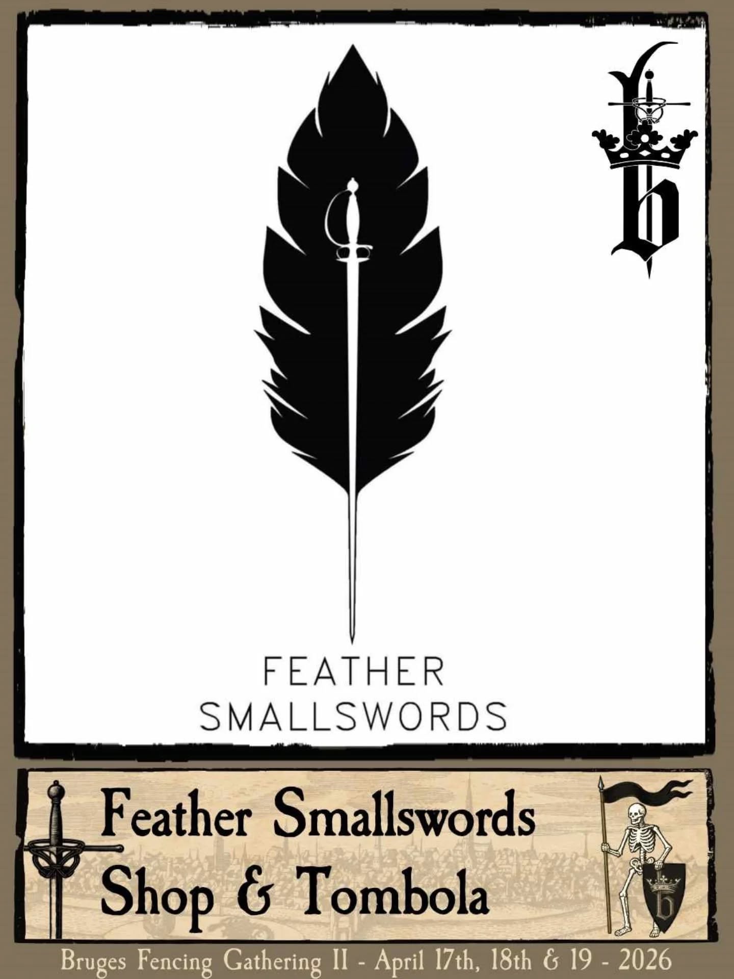 Bruges Fencing Gathering II – 2026 🇧🇪⚔️♥️
Feather Smallswords will be there once again with our magnificent swords — elegant, responsive, and built for serious fencing.
If you’re coming to the event and would like to secure a specific smallsword model, preorders are open until March 20.
When placing your order, simply write “Pick up in Bruges” in the notes section and your sword will be waiting for you at the event.
And there’s more — one lucky fencer will go home with a MODEL 2 smallsword, which will be available to win in the event tombola.
Looking forward to seeing old friends, making new ones, and putting beautiful swords in the hands of passionate fencers.
#HEMA #Smallsword #HistoricalFencing #BrugesFencingGathering #FeatherSmallswords