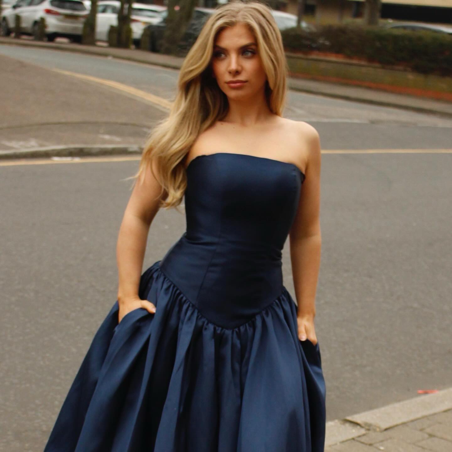 She’s going to be a sell out style!
Tiyannah, the most stunning satin ballgown with the detailed ruffle dropped waist, for the girls who want to wow but in the most sophisticated way possible ✨
We have 2 SIZES LEFT - THEN SHES GONE FOR THE SEASON ⚠️