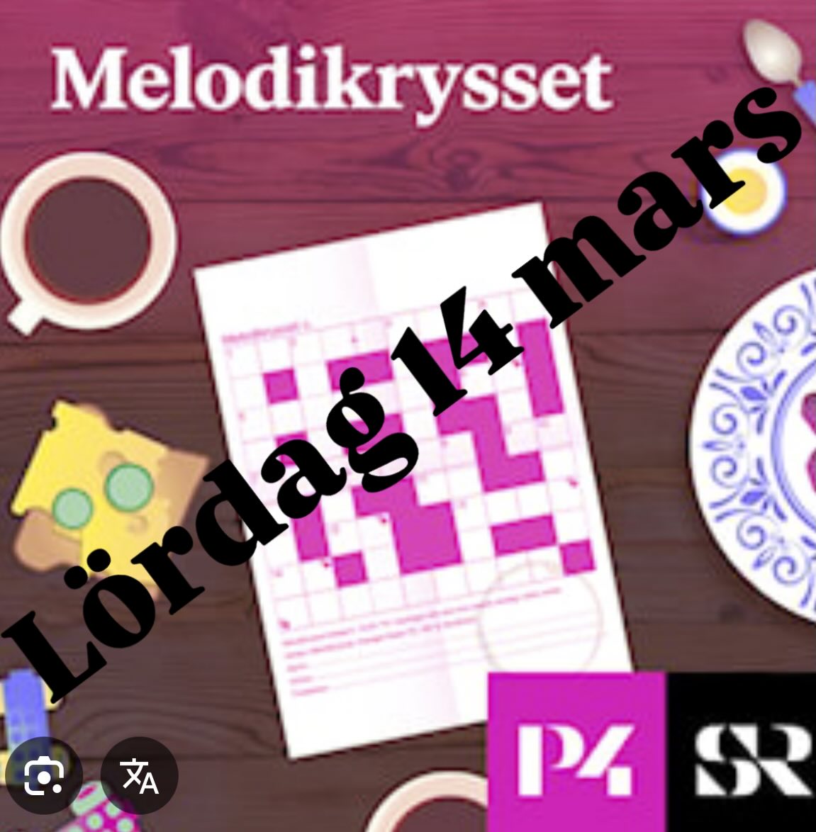 Frukost & Melodikrysset ☕️ 🎶 🔥
Endast förbokning gäller, begränsat antal.
Bokning sker på info@lillastugan.se
250kr/pers
09.00 - 10.00 Brasan är tänd och frukosten står uppdukad.
10.00 - Full fokus fokus på Melodikrysset
10.30 - Påtår med nybakade bullar
11.00 - Lillåstugan öppnar som vanligt
🧇 ❤️
Varmt välkommen 😊