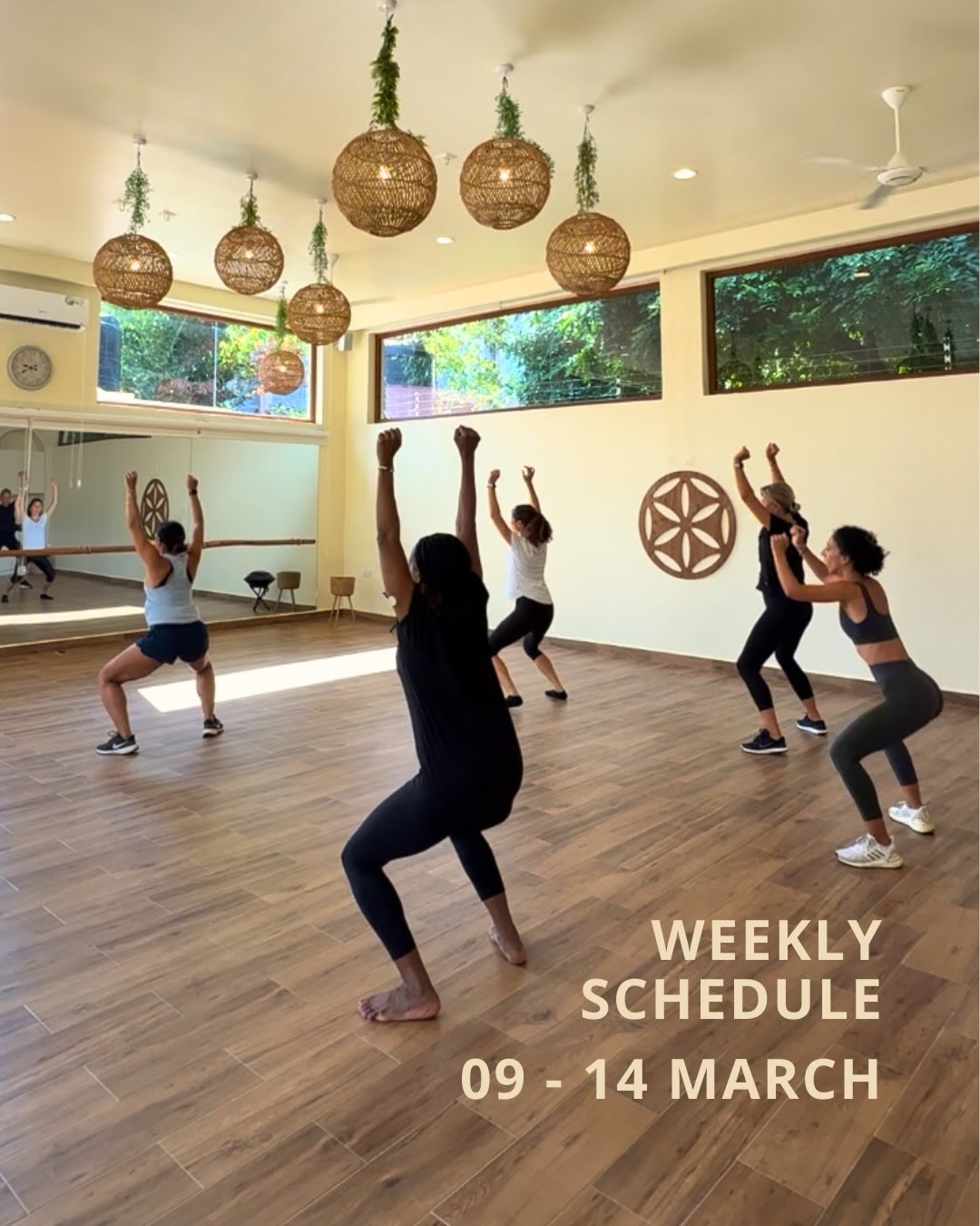 This week at Umoja Wellness Sanctuary 🌞
Move, breathe and reconnect with Hatha Yoga, Reformer Pilates, Flexibility Flow, Chakra Yoga, Vinyasa with Yoga Nidra, Barre, Dance Fitness and Dynamic Training.
Slow down with Yin Yoga, Restorative Yoga, Sound Bath, and 9D Breathwork, and bring the little ones for Melody Makers and Creative Playtime. Weekend highlights include Power Yoga and new class (more information coming soon!) The Movement Lab with Ashna 🤎
Swipe to see the full schedule.
Book via WhatsApp: +255 792 444 882
#beumoja
