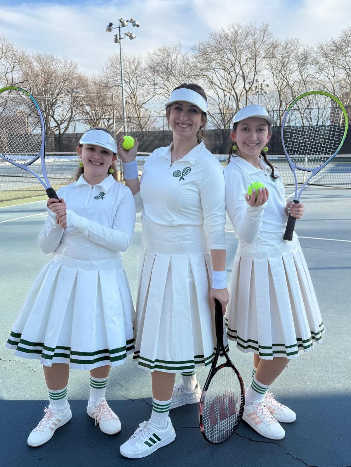 Duct Tape Tennis Outfits! Hope you had a BALL this Purim! #costumes #tape #creative #diy #tennis