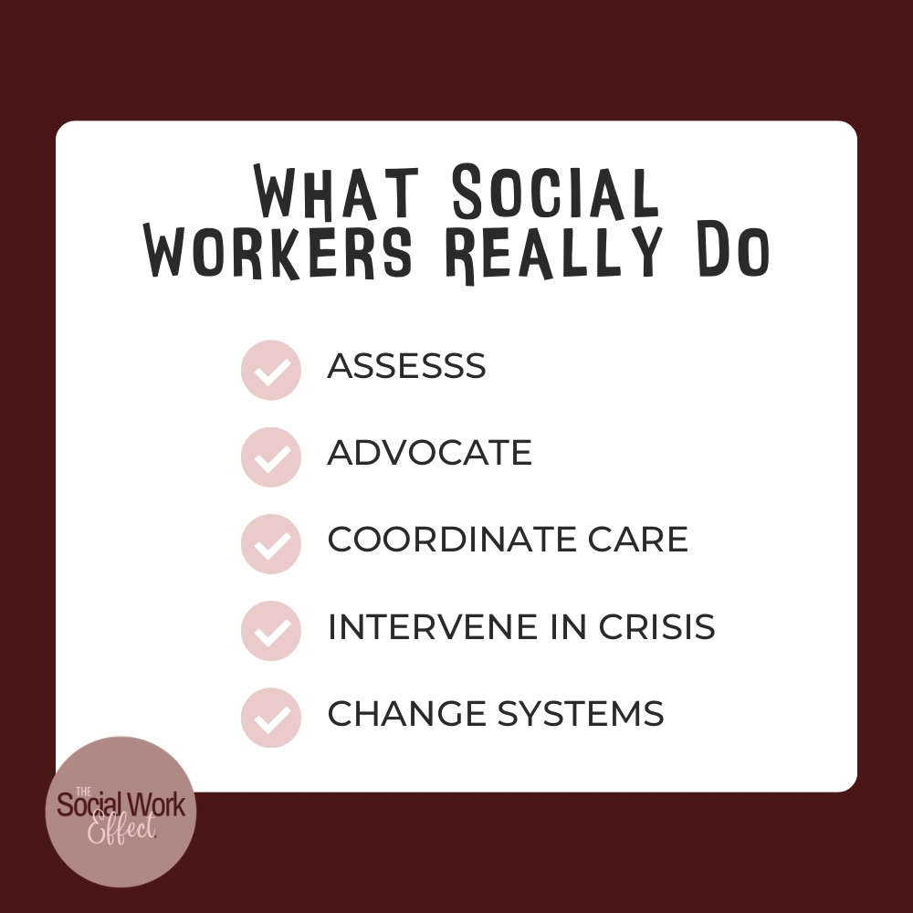 Social workers do more than people often realize.
We assess.
We advocate.
We coordinate care.
We intervene in crisis.
And we work to change systems.
This is The Social Work Effect.
#SocialWork #SocialWorkLife #LCSW #HappySocialWorkMonth #UpliftDefendTransform