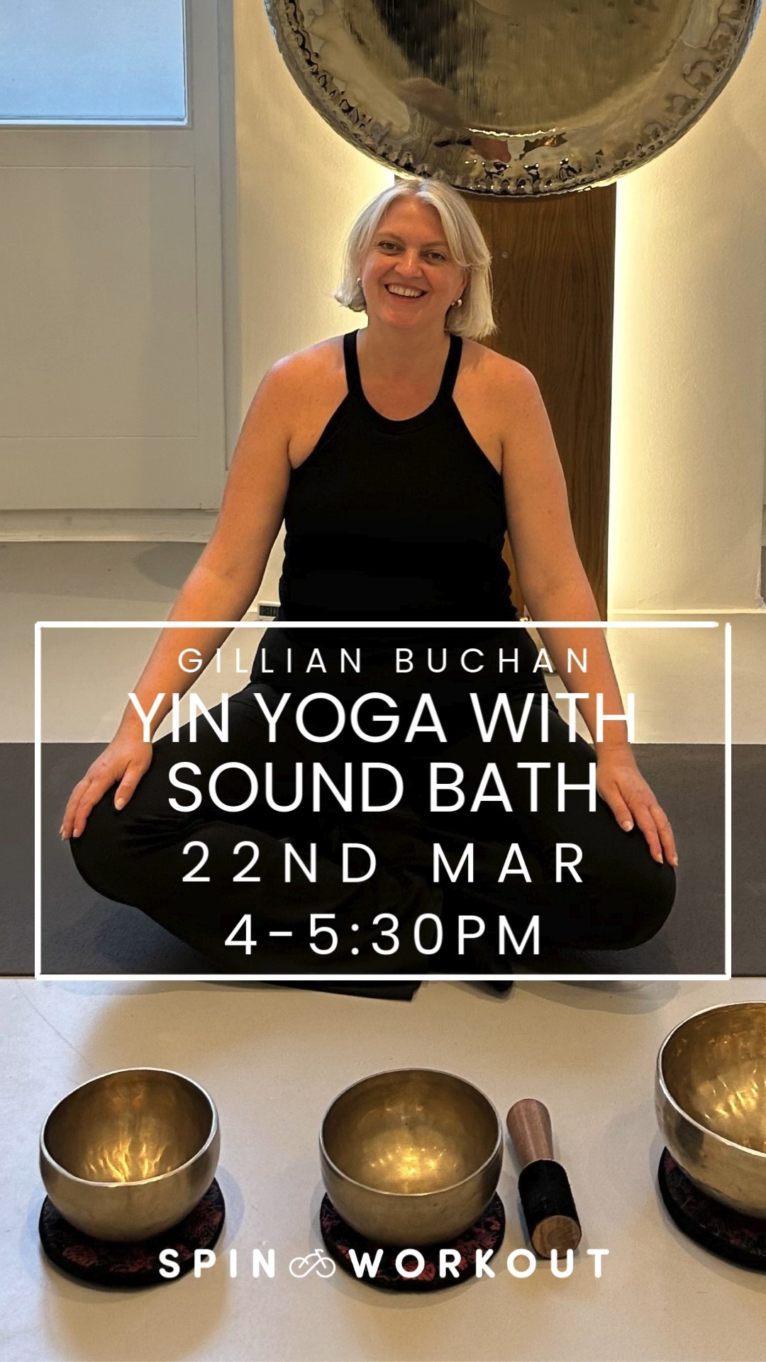 Yin Yoga with Sound Bath Workshop
Join us for a deeply nourishing workshop led by Gillian Buchan, combining slow, grounding yin yoga with the soothing vibrations of a sound bath.
Yin yoga targets the deeper layers of the body through long-held, passive poses, encouraging stillness, flexibility, and release. Paired with a sound bath, the resonant tones help calm the nervous system, quiet the mind, and deepen relaxation, leaving you feeling balanced and restored.
👤YIN YOGA WITH SOUND BATH
🗓 Sunday 22nd March
⏰ 4–5:30pm
📍 The Studio at Spin & Workout (Entrance off Lampmead Rd)
💷 £18 (member prices & concessions available)
A beautiful new offering — come unwind, soften, and sink into deep rest ✨
#SpinAndWorkout #YinYogaWithSoundBath #Relax #LeeGreen