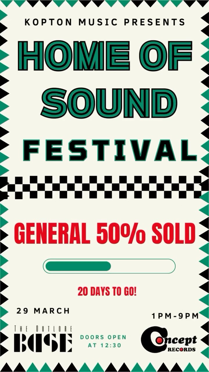 Top of the moooorning everyone!☀️We’re so thrilled to share that we’ve officially reached the HALFWAY mark of our FINAL ticket phase for the Home of Sound festival!🇿🇦💃🏿🔥As we always say, be there or be told! We announced our last musician on the lineup last night, so get ready to celebrate 3 years of Kopton Music with us on the 29th (2 weeks to go)!🗓️
Tickets are on Quicket or the link in our bio!🎫
#homeofsoundfestival #koptonmusic #capetownjazz #whatsonincapetown #eventpromoter