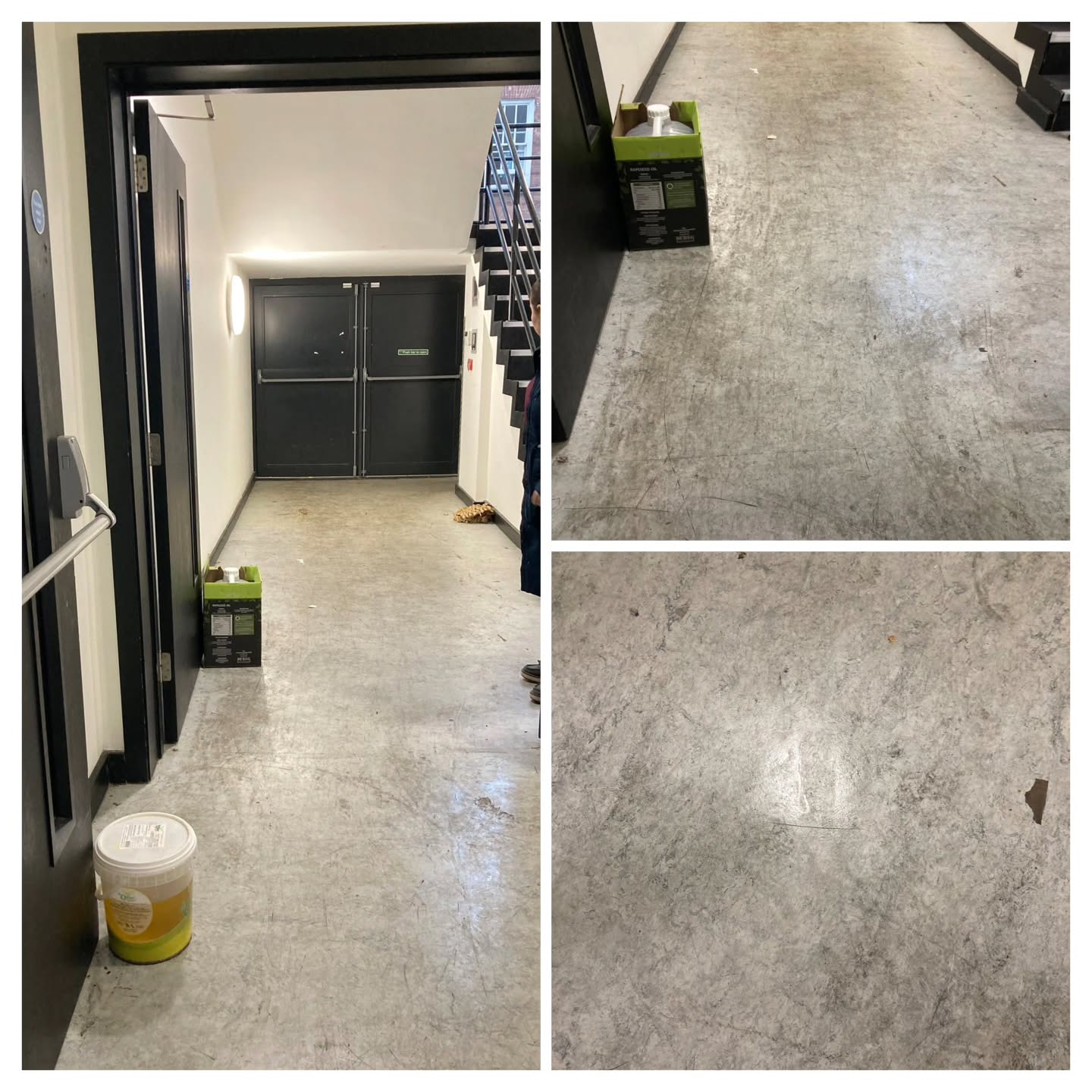 Before ➡️ After | Floor Restoration – Central Manchester
Our specialist cleaning team recently carried out a deep floor clean at a commercial property in Central Manchester, restoring these high-traffic floors back to a much brighter and cleaner condition.
Over time, heavy footfall can leave floors looking dull, scratched and ingrained with dirt. Using professional equipment and the correct cleaning methods, we were able to remove built-up grime and significantly improve the overall appearance of the space.
A cleaner floor doesn’t just look better — it also helps maintain the longevity of the flooring and improves the overall environment for tenants and visitors.
If your building’s floors are starting to look tired, our team can help bring them back to life.
📍 Central Manchester
🧼 Specialist floor cleaning
🏢 Trusted by property managers across the UK
www.cleanoffice.co.uk
#CleanOffice #CommercialCleaning #FloorCleaning #FacilitiesManagement #PropertyManagement ManchesterBusiness DeepCleaning FMServices BeforeAndAfter CommercialProperty OfficeCleaning