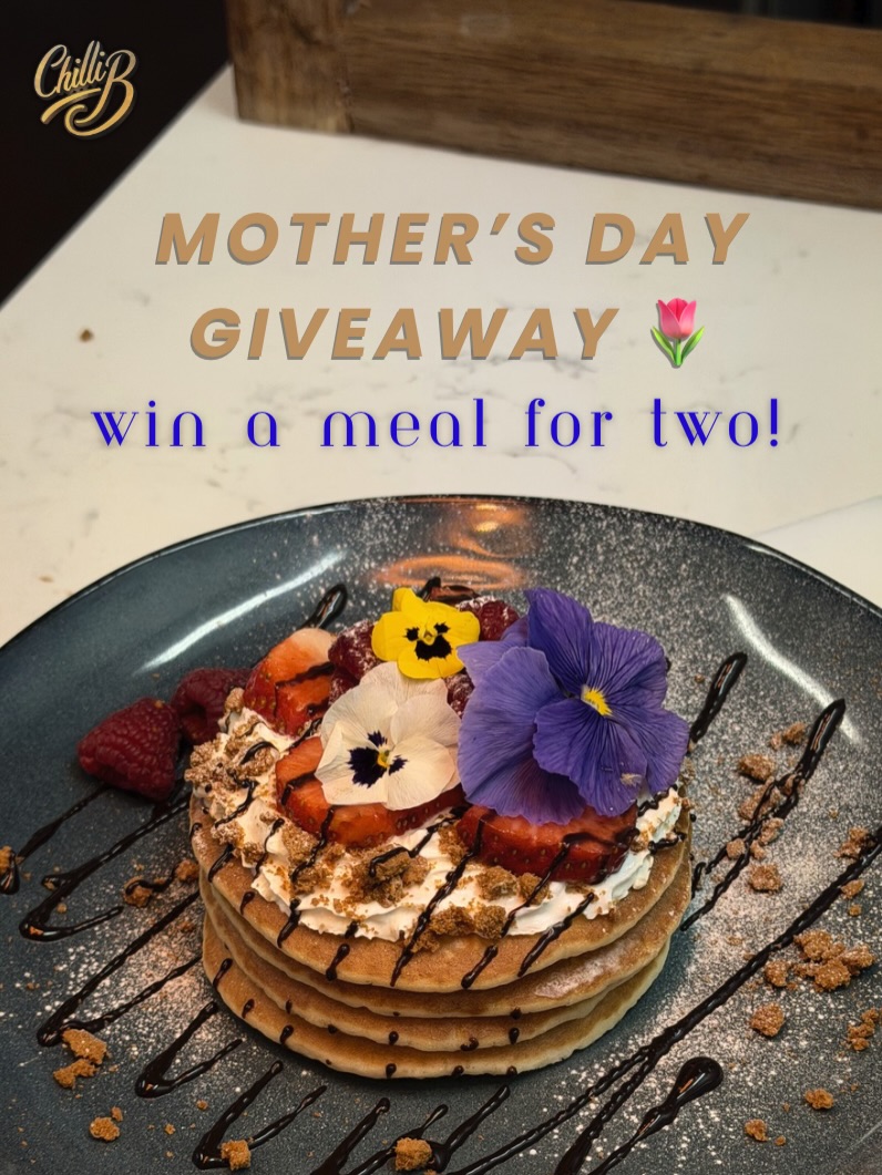 🌷 Mother’s Day Giveaway! 🌷
Win a meal for two! 😍
Here’s how to enter:
1️⃣ Follow us
2️⃣ Like this post
3️⃣ Tag your mum in the comments
Prize: One sandwich or one breakfast + one drink per person 🥪☕
The winner will receive a digital voucher, just bring it on the day and show it to our staff to redeem.
📅 Closes: Friday at 12:00pm
Redeemable on Sunday, 15th March ONLY.
Good luck! 🧡✨
#chillibs #hertfordshireats #brunchinhitchin