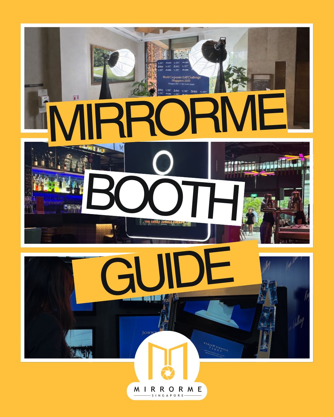 Planning a wedding, corporate event, brand launch or party? We’ve got a booth for every kind of vibe!
Here’s what we bring to the function:
📸 Mirror Booth – Interactive full-length mirror with animations and engaging photo experiences.
📦 Box Booth – A sleek, classic and compact booth that’s perfect for smaller spaces.
🎥 360 Booth – Capture cinematic slow-motion videos from every angle.
💄 Vanity Booth – Beauty lighting and glam shots for that flawless moment.
🖨 Traditional Booth – Simple, fun, and perfect for instant memories.
🎬 GlamBot – High-speed slow-motion videos just like the red carpet.
📱 Roamer Booth – Our photographer moves around the event, capturing moments anywhere.
Every experience can be customised to match your event.
📩 Drop us a DM or enquire via the link in bio to book your booth.
#SGPhotobooth #MirrorBooth #Events #Photography #Fun