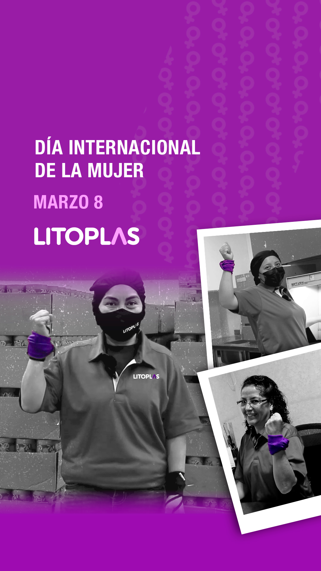 🟣 Hoy conmemoramos el Día Internacional de la Mujer, honrando su lucha, su fuerza y su inquebrantable compromiso. En Litoplas, creemos en la igualdad, en el respeto y en el valor de cada mujer que impulsa nuestro crecimiento con su talento, pasión y profesionalismo.
www.litoplas.com.mx
WhatsApp: +52 55-4386-2640
#8M #DíaInternacionalDeLaMujer #DíaDeLaMujer #8demarzo #Litoplas #empaques #etiquetas #equidaddegenero