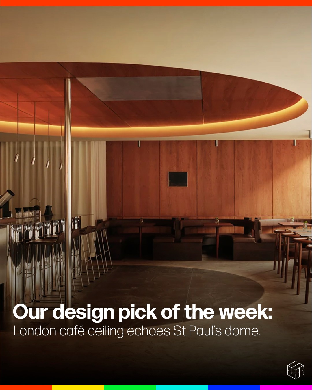 Our Design Pick of the Week: Dome-Inspired Café
#InteriorDesign #Architecture #LondonDesign #CafeDesign