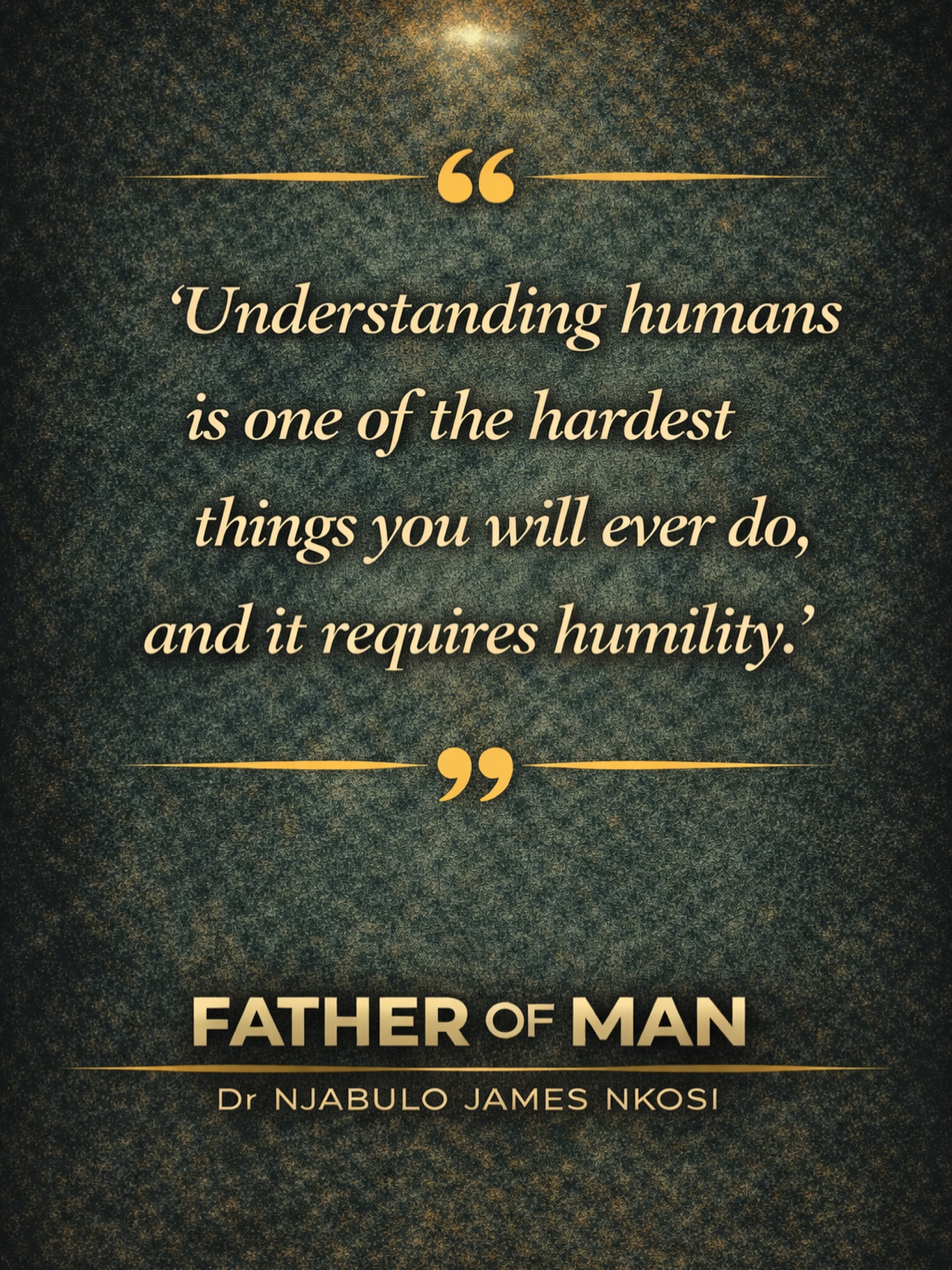 Understanding humans is one of the hardest things you will ever do, and it requires humility.
Humility isn’t weakness. It’s accuracy.
#FatherOfMan #Humility #EmotionalIntelligence #Relationships #Wisdom