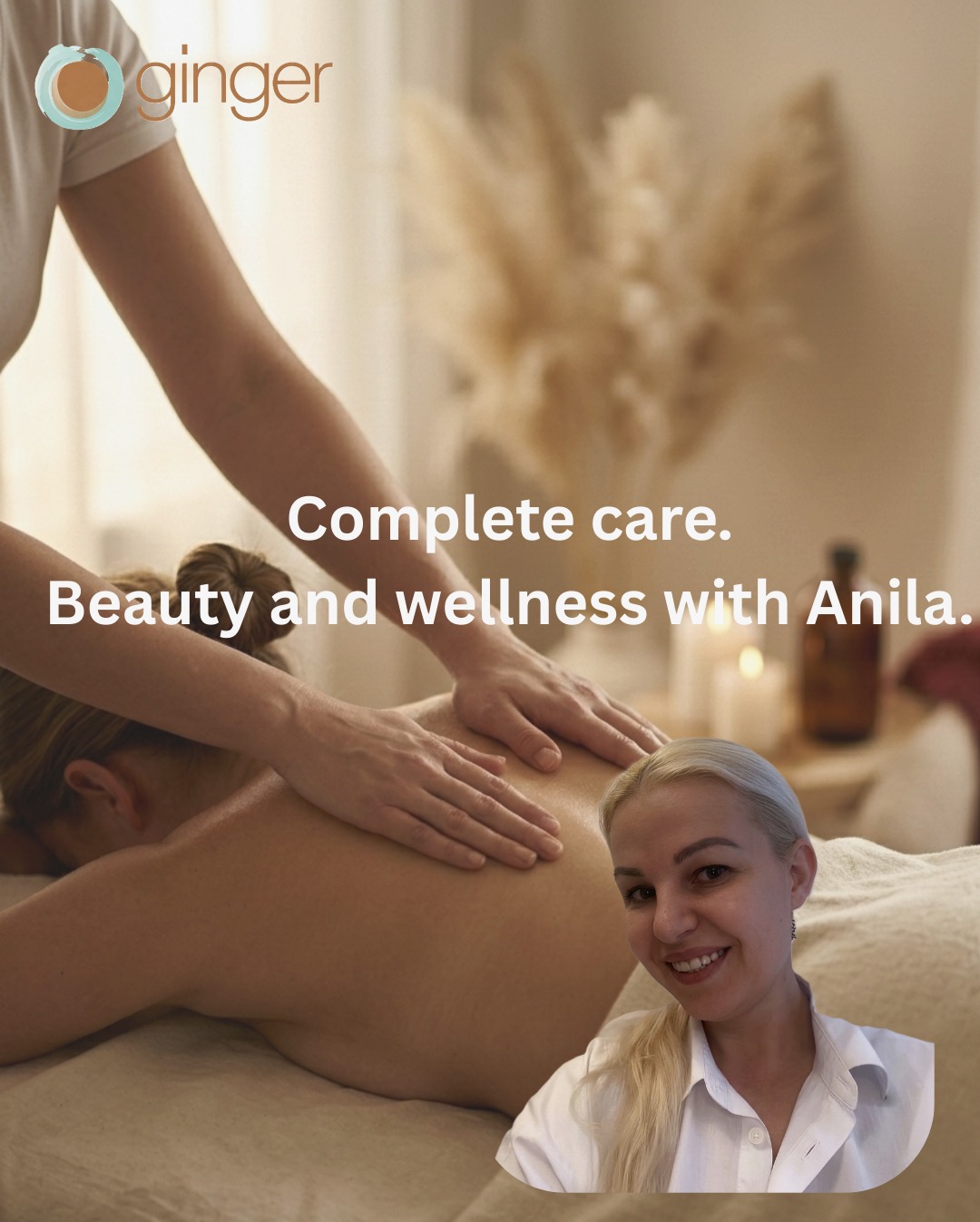 Beauty treatments at Ginger brought to you by Anila, including manicures, pedicures and waxing.
Book today online at www.gingernaturalhealth.co.uk or call 01727 869929