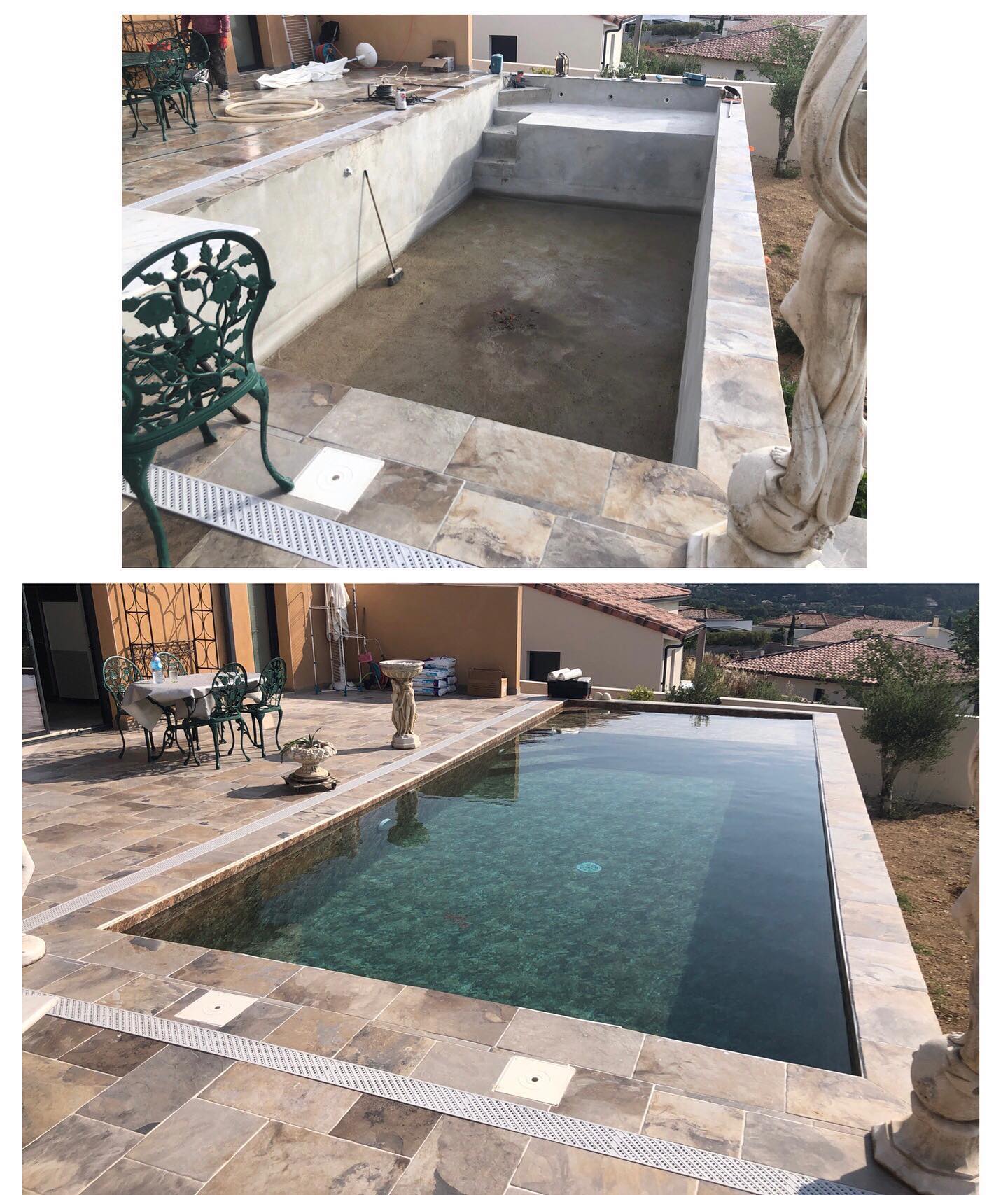 🔹Encore une saison magnifique avec une trentaine de projet réalisés en constructions et rénovations de piscine en dur🔹
⭐️ Merci pour la confiance de tous nos clients ⭐️
🔹 Rénovation piscine 7 x 3 🔹
👉 Reprise de la plagette et marches
👉 Déplacement hydraulique
👉 Filtration automatique au sel
👉 Pose Pvc armé 3D Authentic
——— Garantie étanchéité 15 ans ———
Nous nous occupons de votre projet de A à Z …
🔹 Votre devis gratuitement👇🔹
https://www.ljpiscine.com/votredevisgratuit