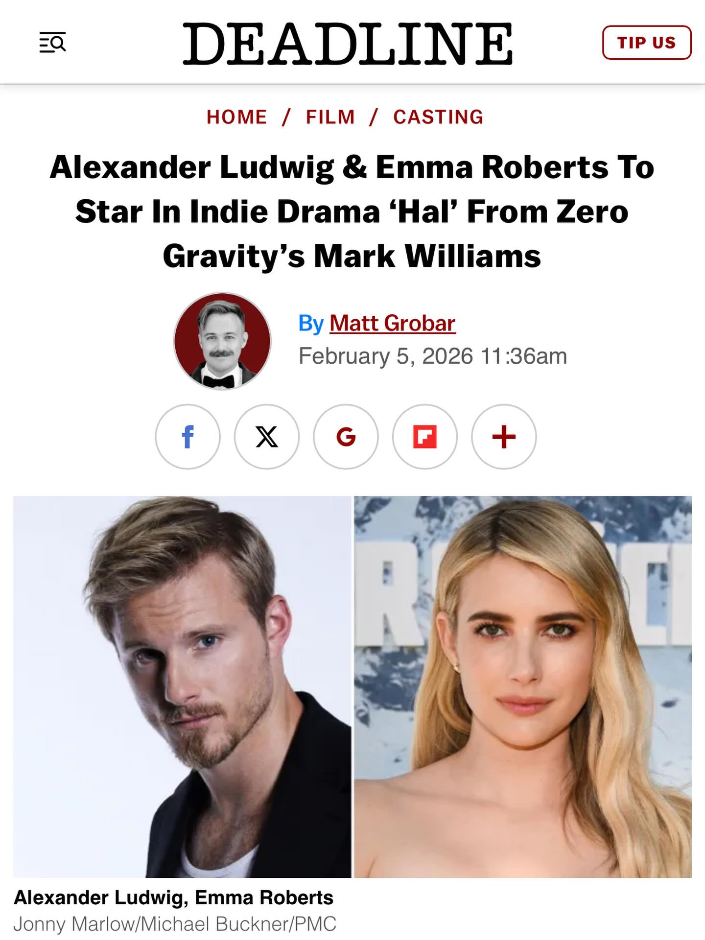 TTM Fam is taking over the set of HAL! ✨🎬
Huge congrats to our actors currently filming alongside Alexander Ludwig, Emma Roberts, and Ernie Hudson in this incredible new biopic! 🌟
Directed by Mark Williams (Ozark), this project is bringing the inspiring true story of Hal Donaldson to life right here in the Southeast. We are so proud of our talent for booking roles in such a powerhouse production! 🥂🔥 #ttmagency