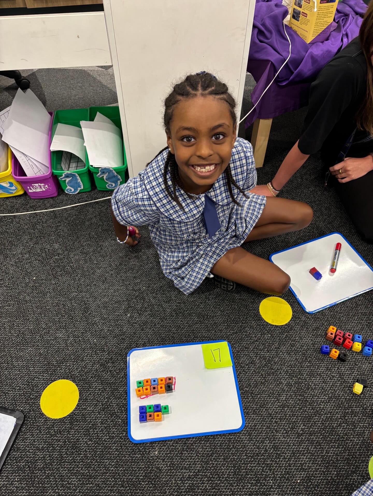 In Maths, Year 1/2 have been learning to represent numbers in different ways. Students have been using materials such as bundles of ten, counters and blocks to show their understanding of place value. During Maths rotations, they further reinforce this knowledge with different activities.
