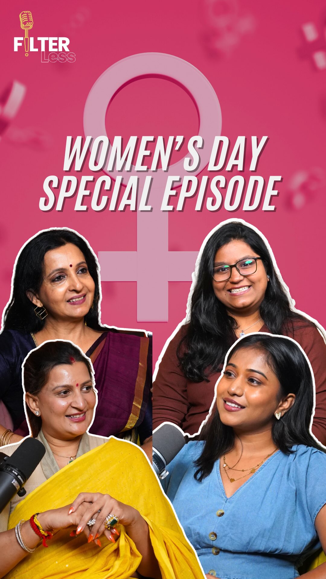 Being a woman is more than a title — it’s a story of courage, compassion, resilience, and quiet strength. ✨
In this special Women’s Day episode of Filter Less, we bring together powerful voices — Sneha Naidu, Suma Chacko, and Krupa Shah — for an honest conversation on identity, societal conditioning, respect, and the realities of being a woman today.
A thoughtful and heartfelt dialogue that celebrates the beauty, depth, and privilege of womanhood. 🌸
Tune in to listen, reflect, and honour the voices inspiring change and shaping a more aware world. 🎙️💫
#WomensDay #FilterLessPodcast #WomenEmpowerment #WomenVoices