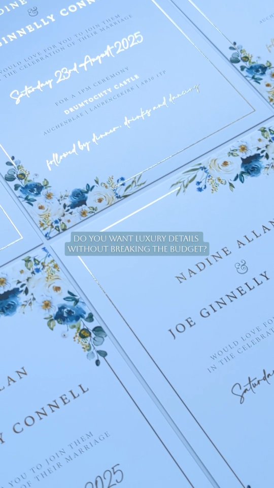 Let’s make your stationery feel special… without the scary price tag 🫠💰💲
From being Bride myself I know how quickly wedding costs can add up, and it’s easy to feel like beautiful details are out of reach. But they really don’t have to be ✨
I’m always here to help couples create lovely stationery with thoughtful little luxury touches, while still being mindful of budgets. Because you deserve details that feel special without adding extra stress to the planning process. 💌
.
.
.
#weddingstationeryinspo #weddinginvitesuk #weddingplanning #weddingstationery #weddinginspo