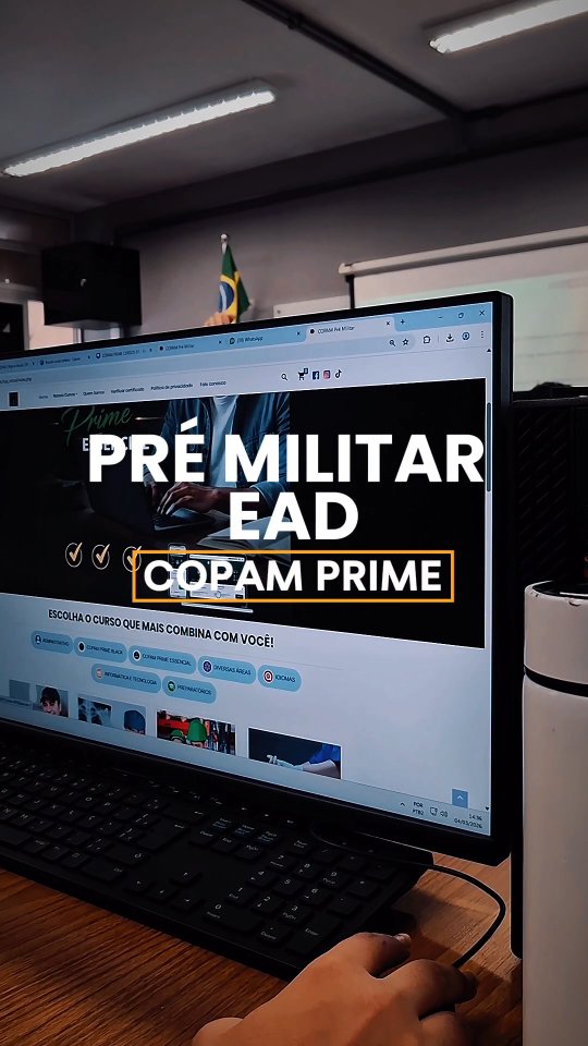 PREPARATÓRIO MILITAR EAD🇧🇷
Acesse agora de onde quiser, e construa o seu futuro de sucesso dentro da carreira militar 🎓🎖