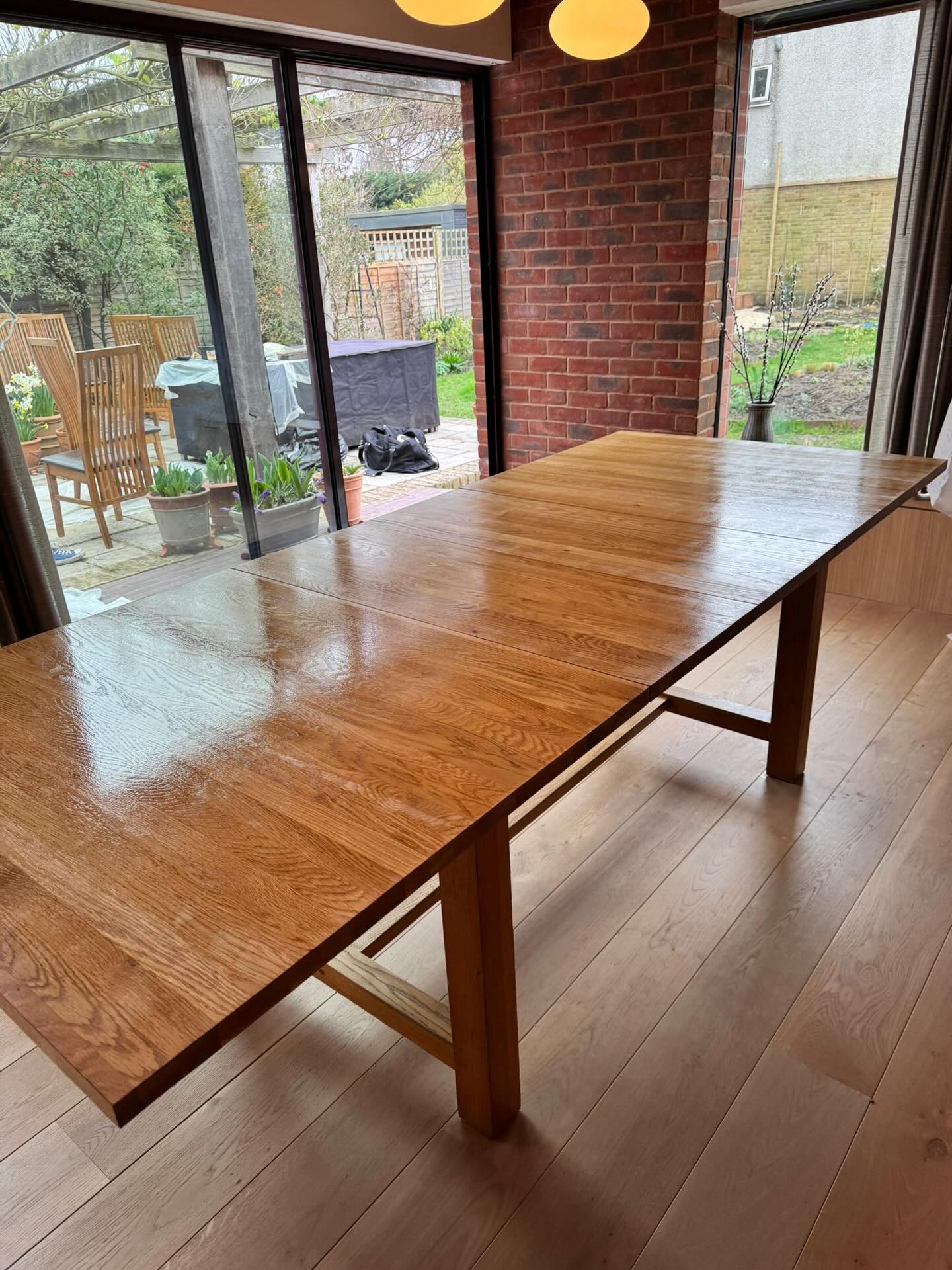 This solid oak dining table got a full refresh- carefully sanded back, refinished, and brought back to life. The grain in this wood deserved to shine again.
There’s something really special about restoring a piece that will continue to be part of everyday family moments around the table.
A reminder that quality furniture doesn’t need replacing - it just needs the right care.
#tablerestoration #woodworking #furniturerestoration #oak #beforeandafter