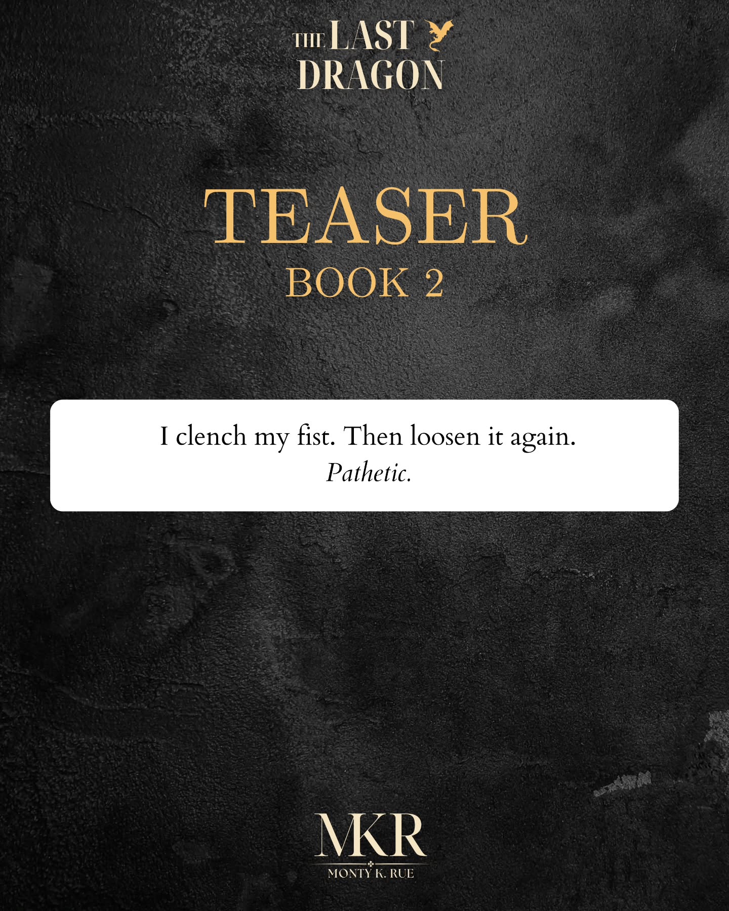 A little teaser for you all from Book 2 and one of my favourite quotes 👀🔥
Zel Aaran was built to slay dragons. The Corps made sure of that. Eight years with dragon venom in his blood was just the unfortunate price of perfection.
But now the venom is getting stronger.
With a Redsnout dragon closing in on what little remains of humanity, General Grogol wants him as Commander, whether he’s ready or not. And when Zel’s childhood friend, Nida Ward, suddenly joins the Corps, she reveals truths that should have stayed buried—secrets that threaten the entire foundation of Karalia.
The kind of secrets people are murdered for.
Now he begins to question reality. Is it the poison taking over him? Or something darker?
And does he save humanity?
Or protect the girl who makes him want to live.
Because he can’t do both.
✨️The Last Dragon Book Tropes ✨️
- touch her, and you 💀
- NO spice 🌶❌️
- friends to lovers 💕
- found family ⚘️
- she falls first ❤️
- slow burn 🔥
- enemies to lovers 🗡
- grumpy sunshine ☀️
- forced proximity ✨️
- specialised military classes
#indieauthor #fantasyromance #romantasy #slowburn #bookstagram