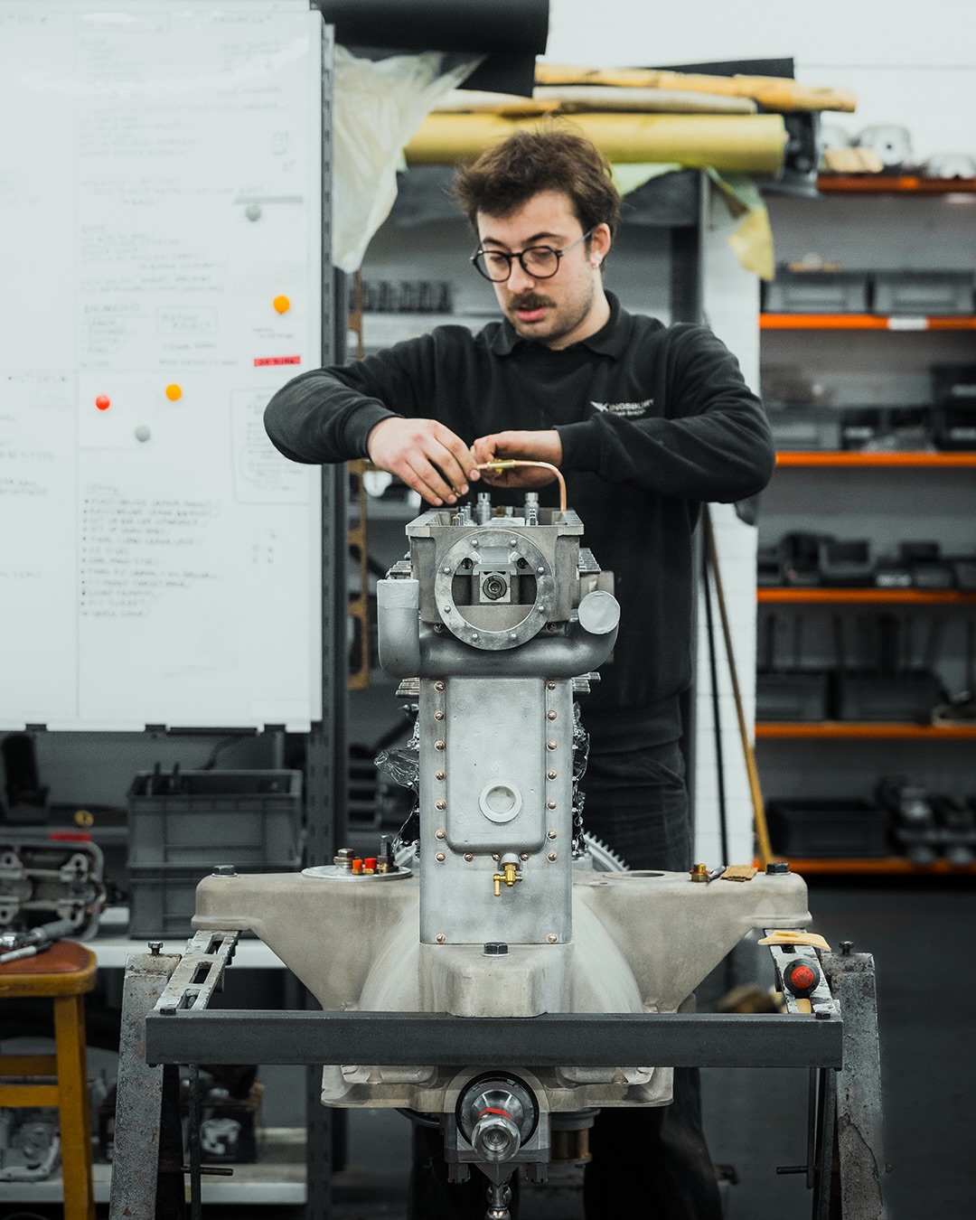 Another stage captured in the latest Speed Six engine programme.
Our attention here is turned to the engine itself as it progresses through rebuild and assembly in the engine shop. The work draws together machining, careful measurement and the manufacture of new components, ensuring the finished unit is both mechanically correct and ready for use.
This engine forms part of a wider OEM commission involving 15 hand-crafted, remanufactured engines and drivetrains – a programme that relies on the same level of detail applied to every component, large or small.
From individual parts to complete engine builds, we support OEMs and specialist partners who require precise, dependable engineering. If you require engine building services of the highest standard, contact us to discuss your project.
#Kingsbury #KingsburyRacing #BentleySpeedSix