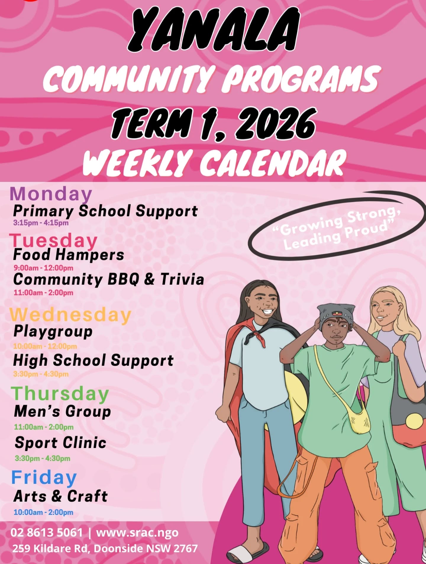 Our Community Programs - Available in Penrith & Doonside
Reach out for more info ๐ง๐